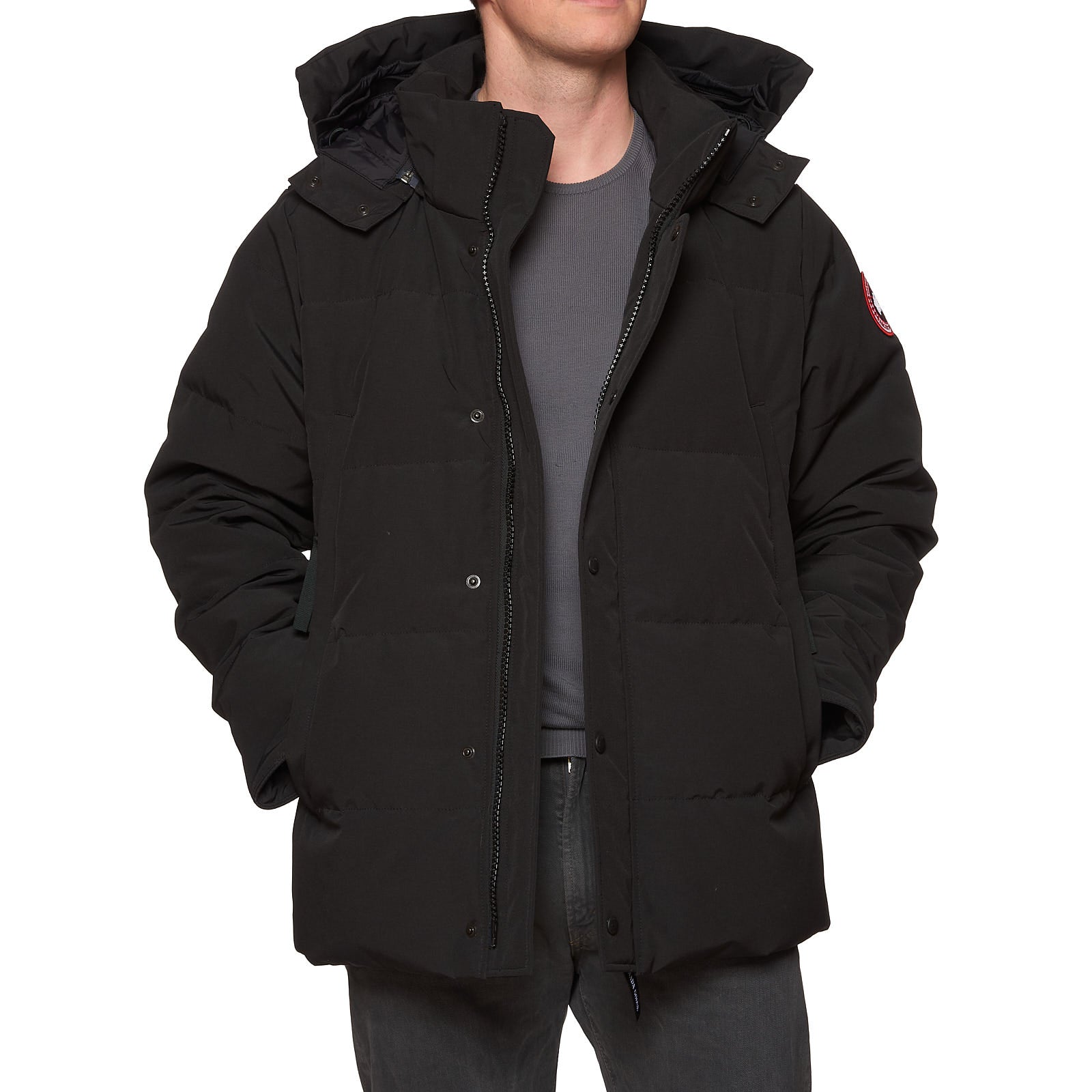 CANADA GOOSE Wyndham Parka 2048M 61 Black Down Jacket Coat