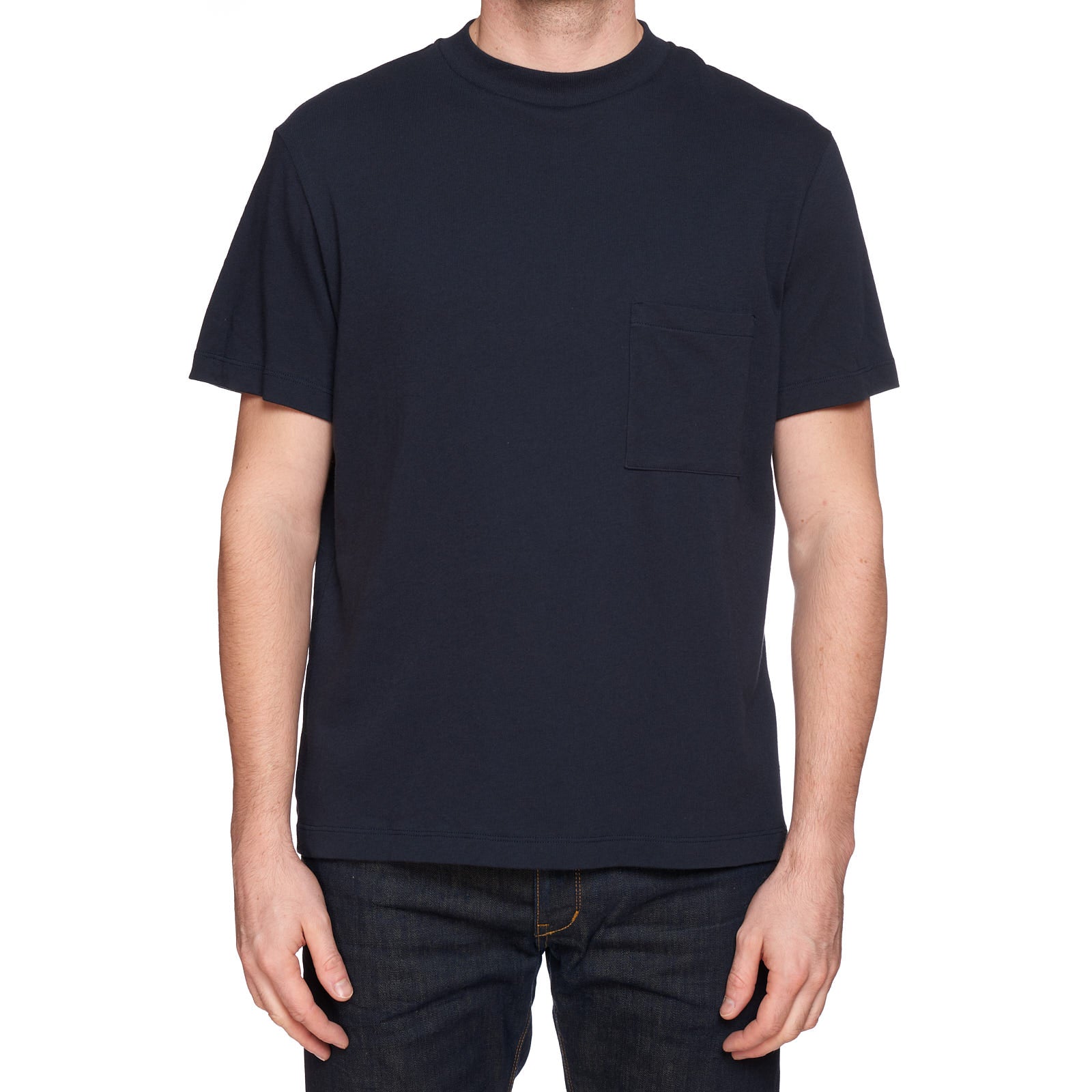 Men's T-Shirt - Back The Blue Solid White L