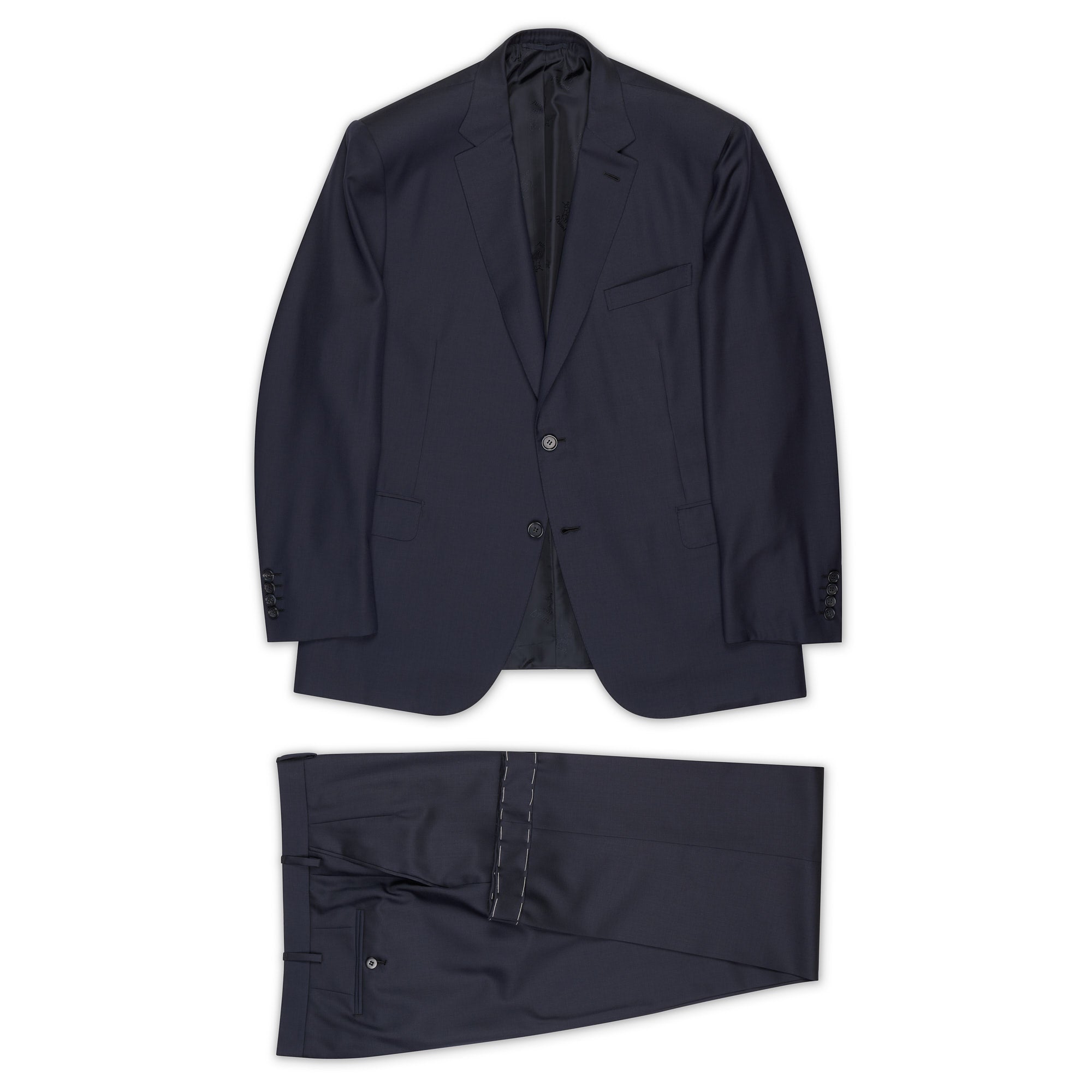 Midnight blue virgin wool Brunico suit