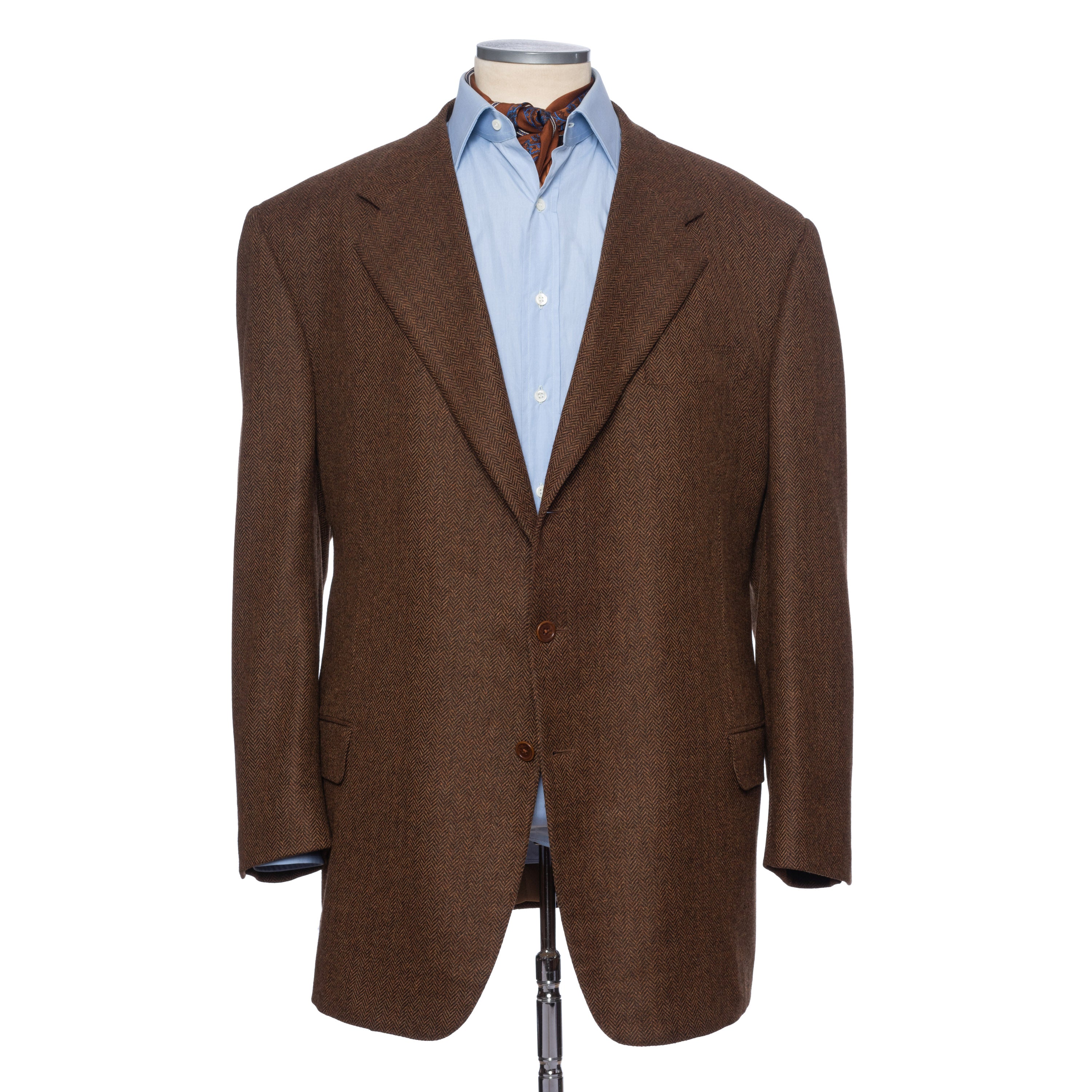 CASTANGIA 1850 Brown Wool-Cashmere Jacket EU 70 NEW US 60 Big and