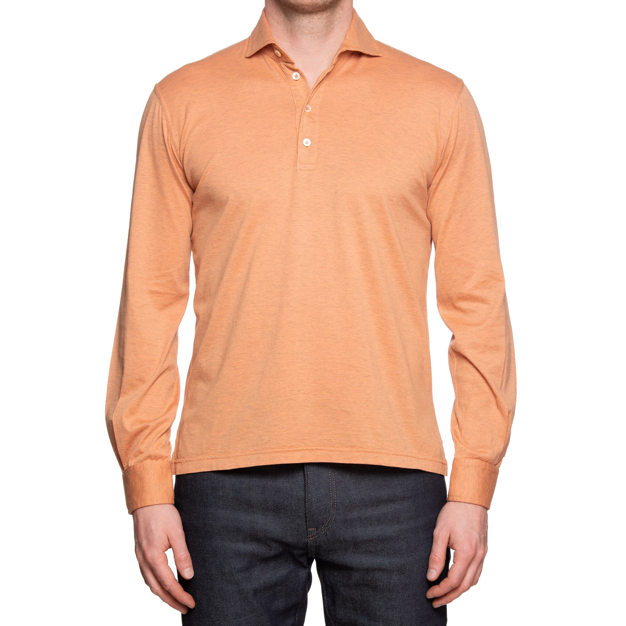 Peach store polo shirt