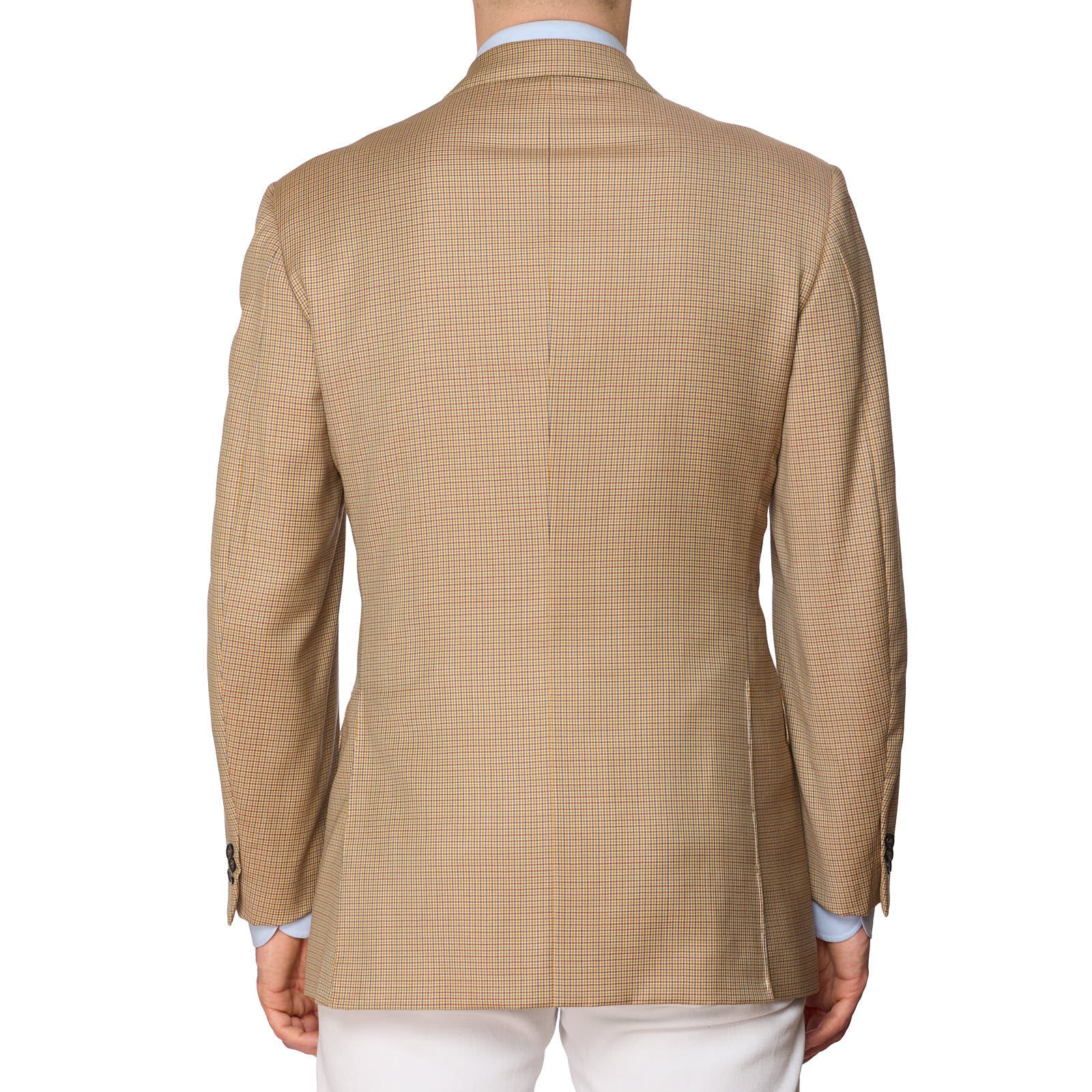Angelo Blasi's ABLA for VANNUCCI Handmade Beige Wool Jacket EU 50 NEW US 40
