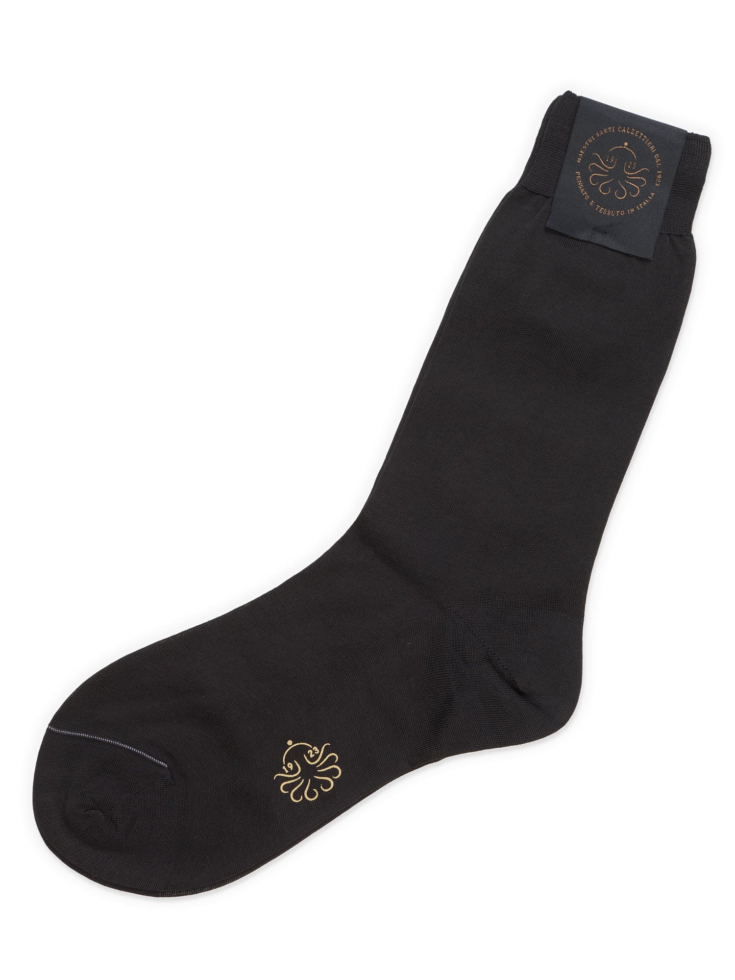 ALTO Milano Fumo Cotton Knit Mid Calf Length Socks