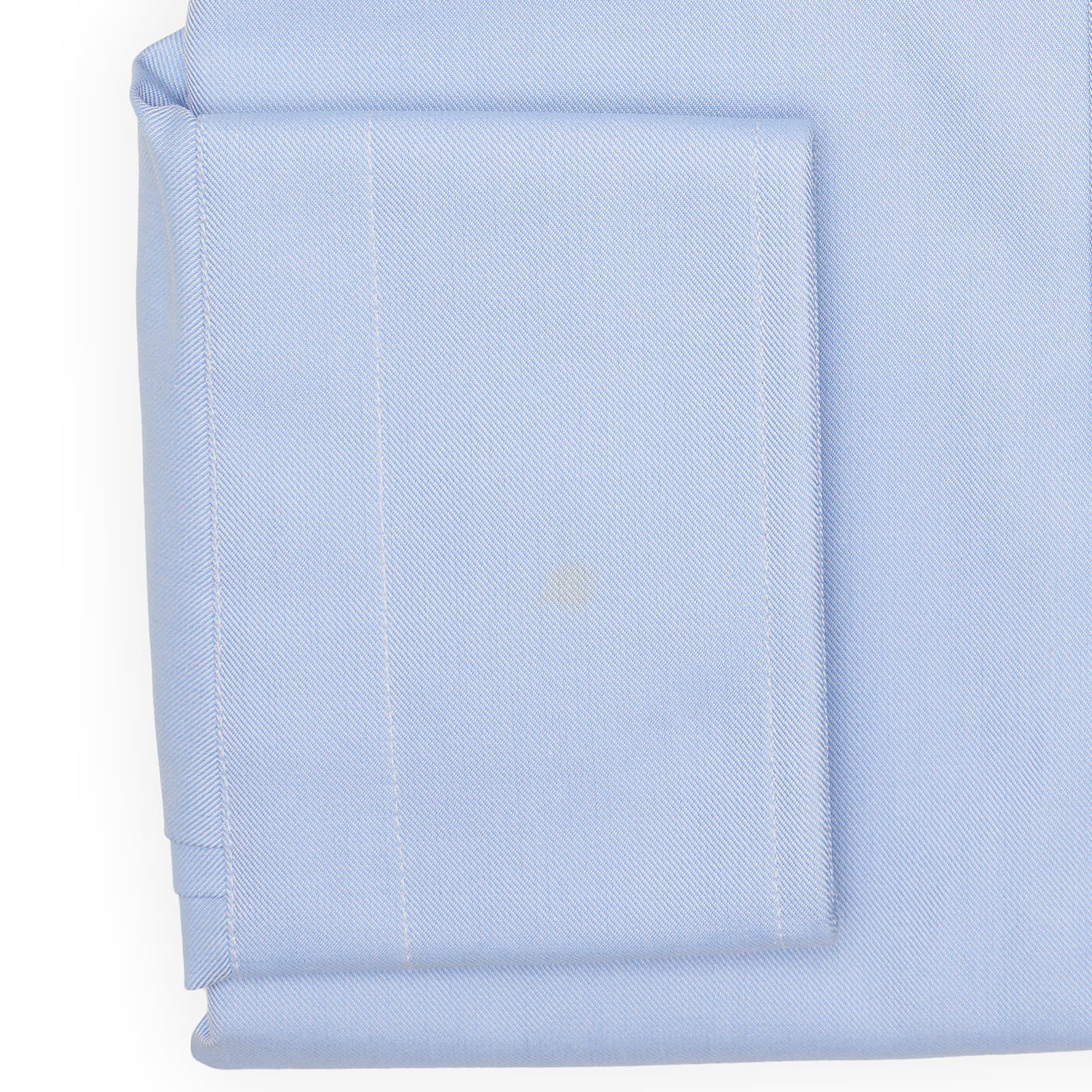BARBA Napoli Blue Twill Cotton Button-Down Dress Shirt EU 38 NEW US 15