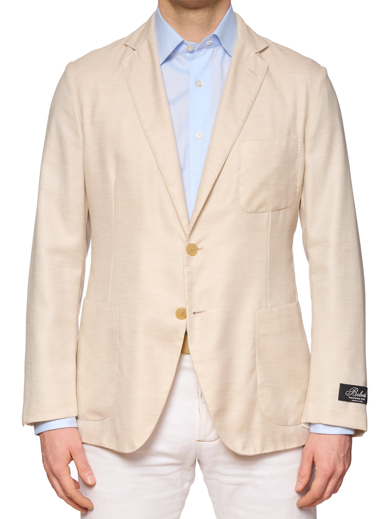 BELVEST 50th Anniversary Tan Cashmere-Silk Jacket Blazer 52 NEW US 40