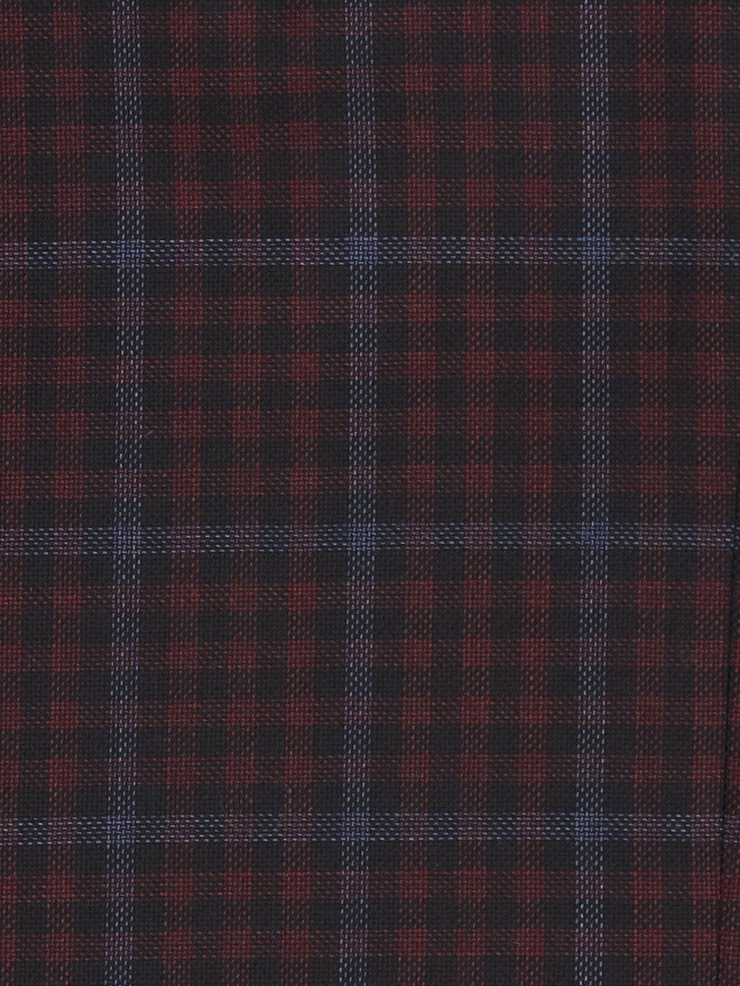 BELVEST Plaid Super 130's Windowpane Check Wool Suit EU 48 NEW US 38 Slim