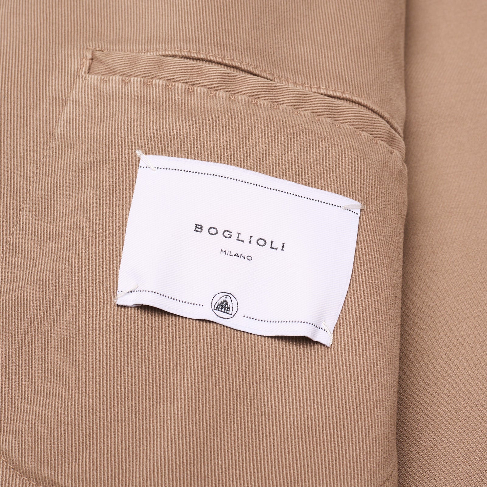 BOGLIOLI "K.Jacket" Beige Twill Cotton-Elastane Unlined Jacket EU 50 US 40