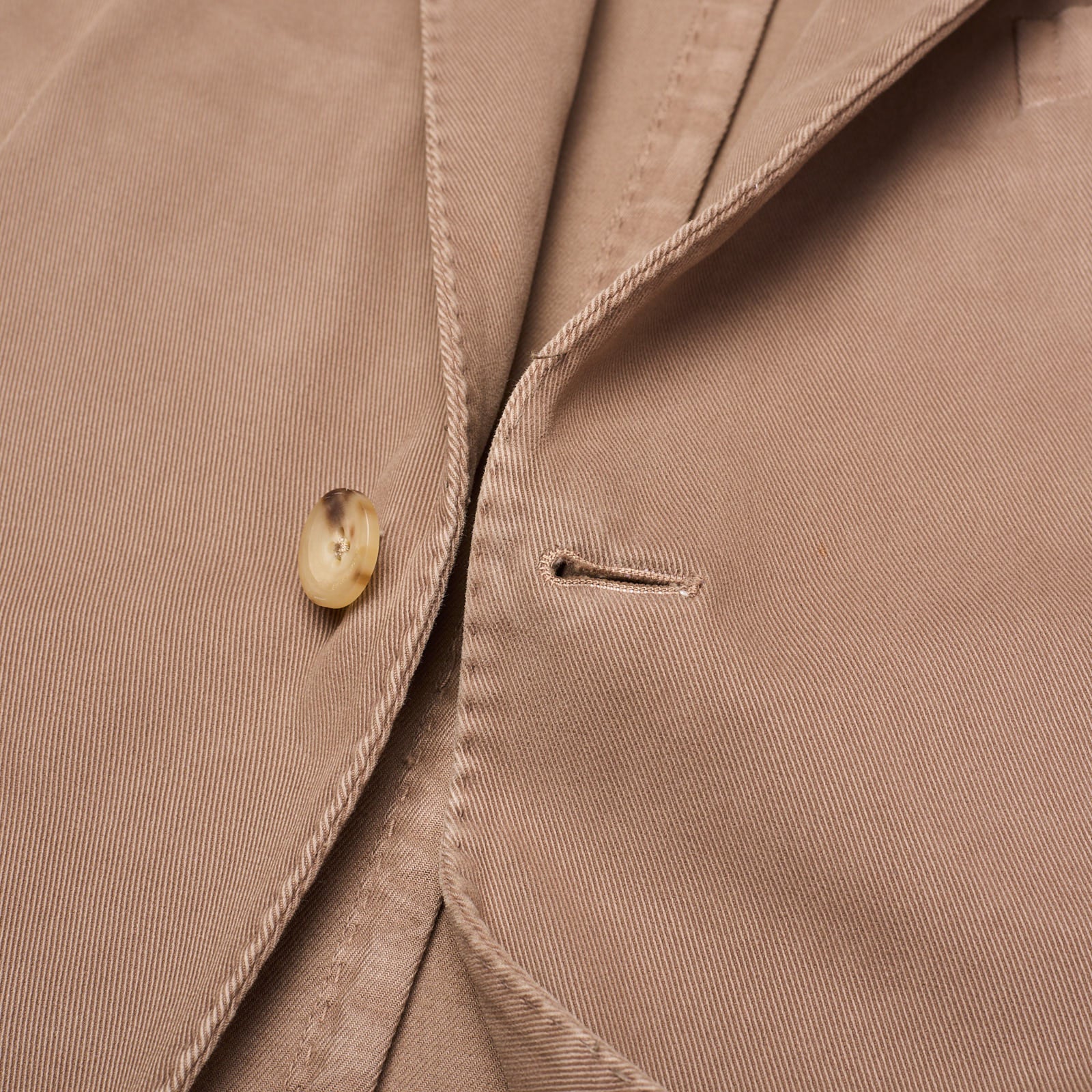 BOGLIOLI "K.Jacket" Beige Twill Cotton-Elastane Unlined Jacket EU 50 US 40