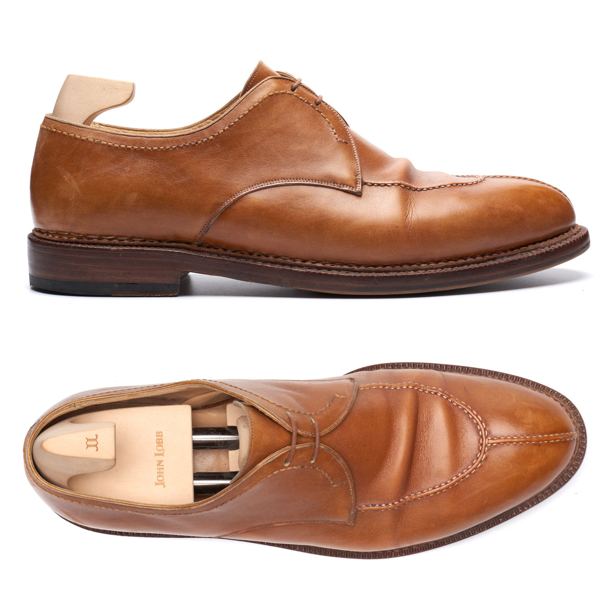 Men's Brunello Cucinelli Shell Cordovan Cap Toe Lace Up Shoes- Sz