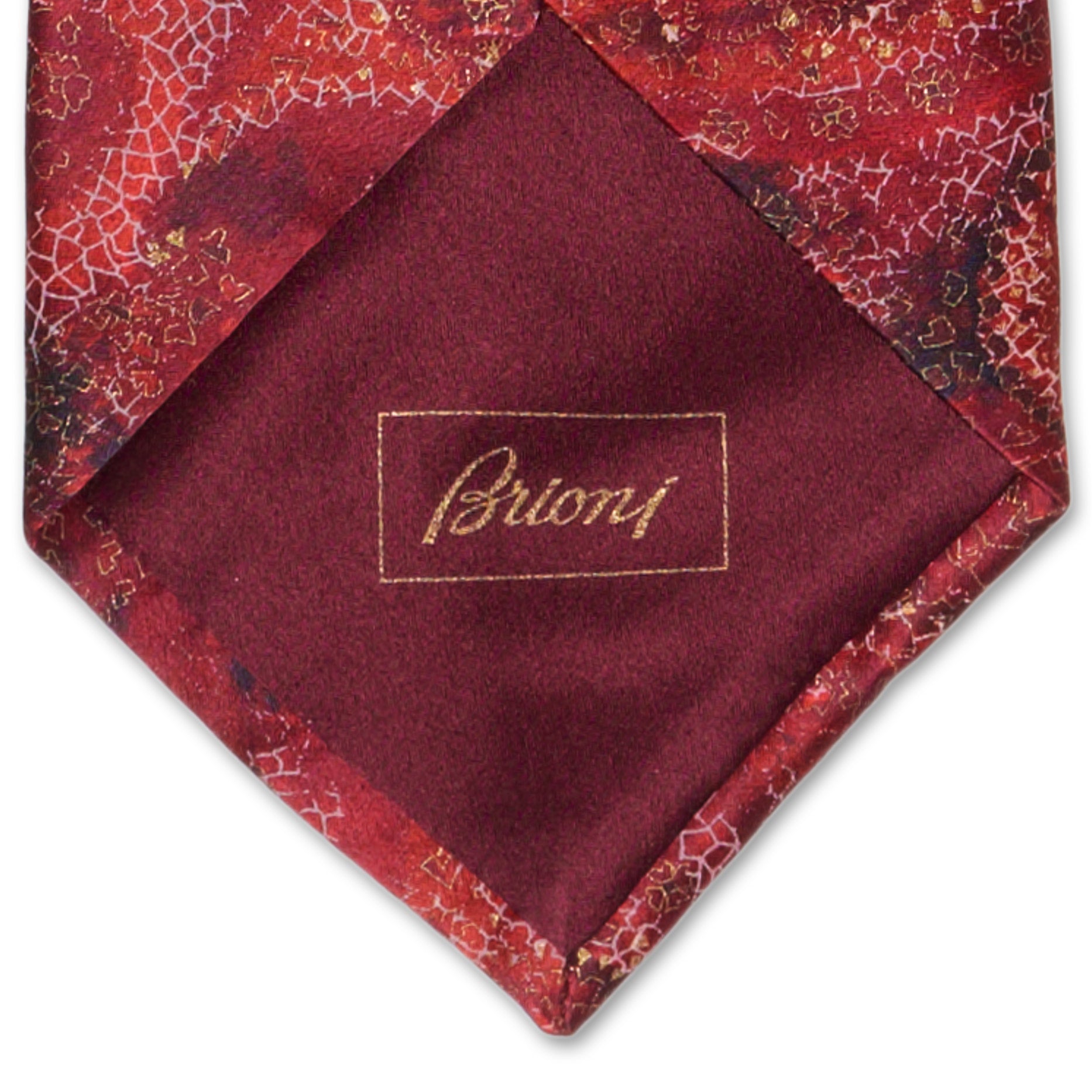 Red silk tie 8 cm and handkerchief - Buy online