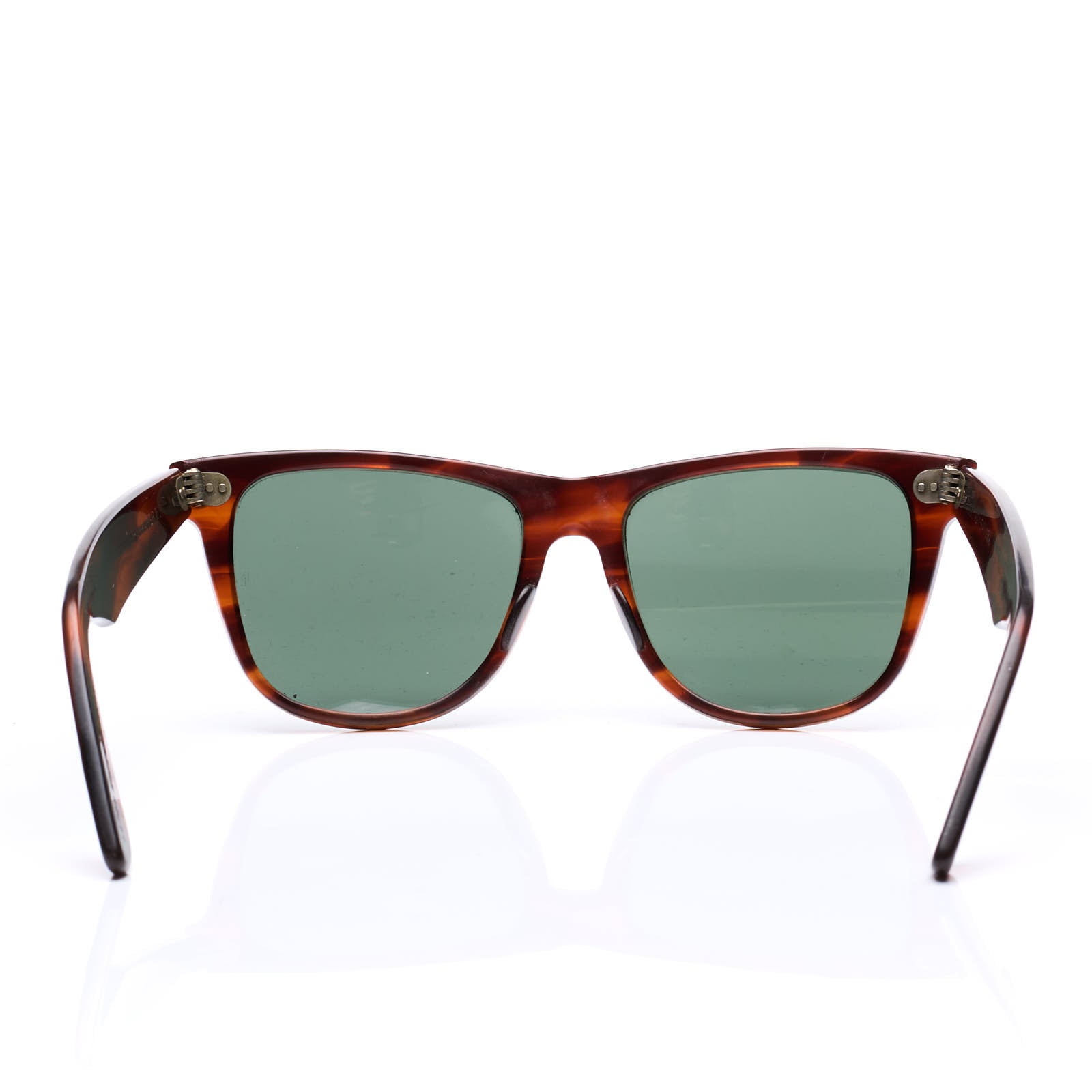 Vintage B&L RAY BAN Wayfarer II Tortoise Gray G-15 Lenses Sunglasses