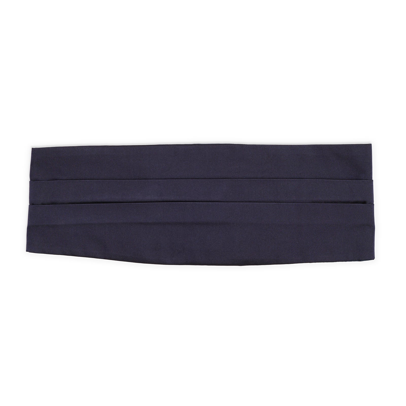 CALABRESE Napoli Navy Blue Silk Satin Cummerbund Belt NEW