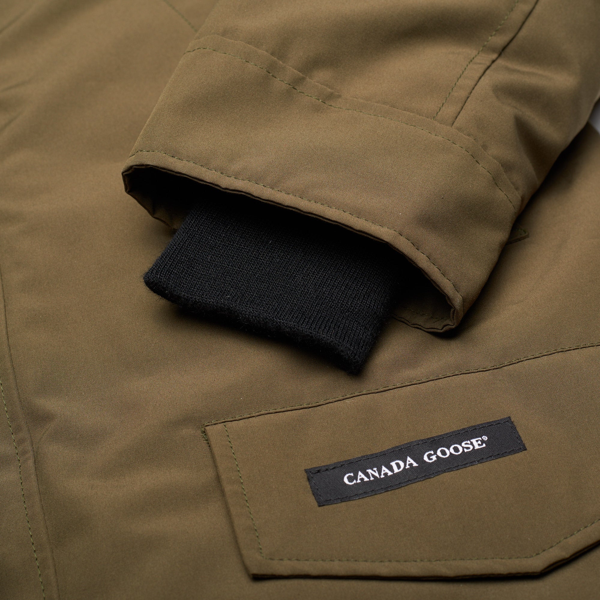 Canada goose langford parka military clearance green