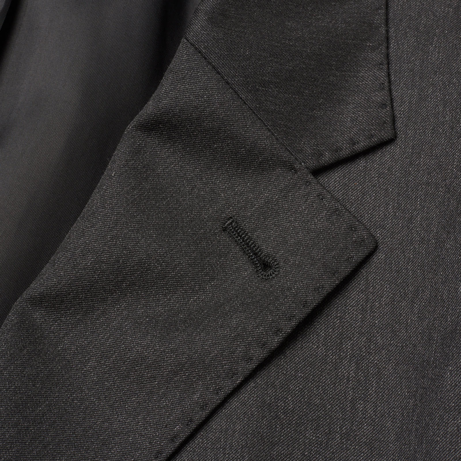 VANNUCCI Milano Charcoal Gray Virgin Wool Suit EU 54 NEW US 44