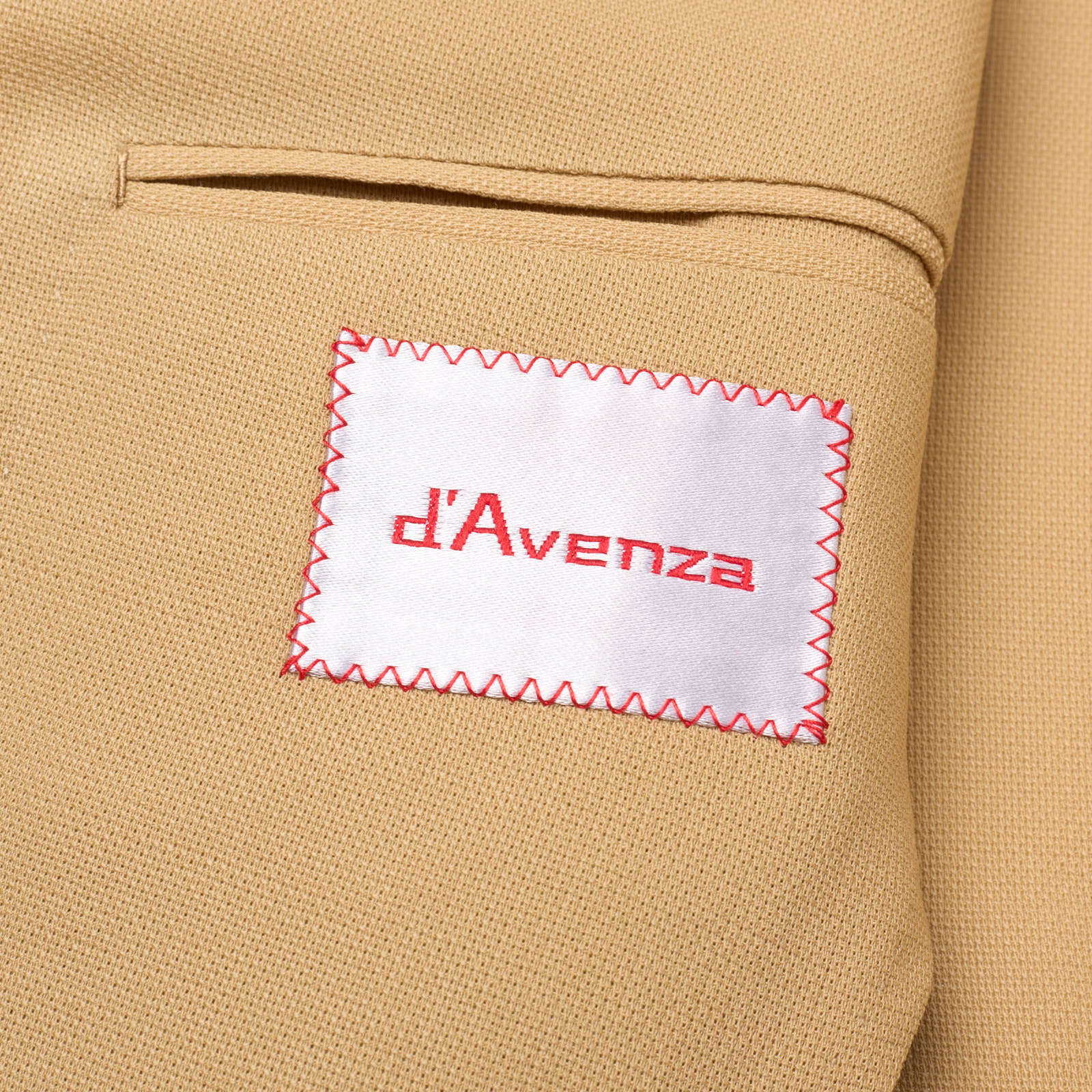 D'AVENZA for VANNUCCI Tan Wool Unlined Soft Jacket EU 50 NEW US 40