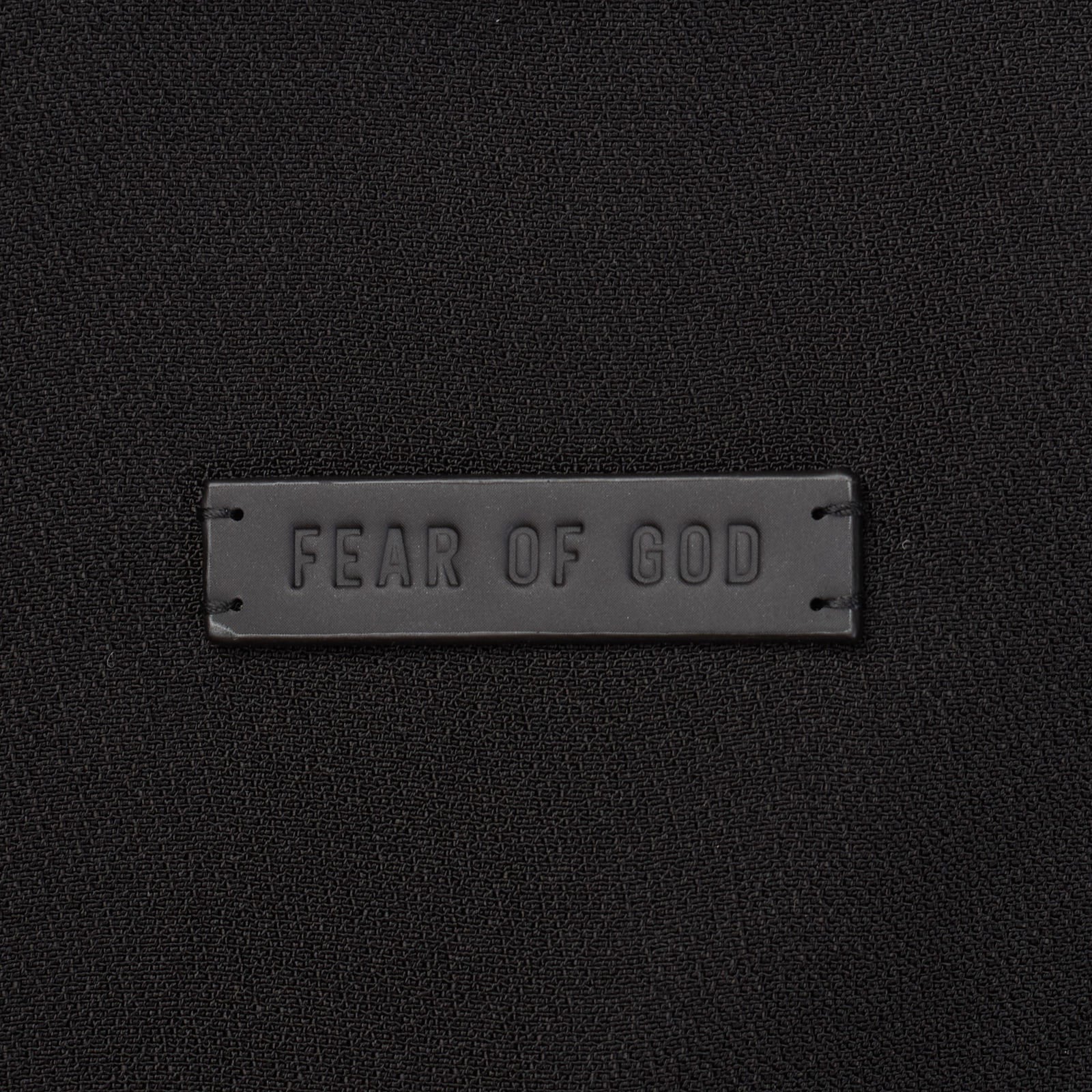 FEAR OF GOD Black Long Sleeve Oversized Crepe Shirt NEW XL Seventh Collection