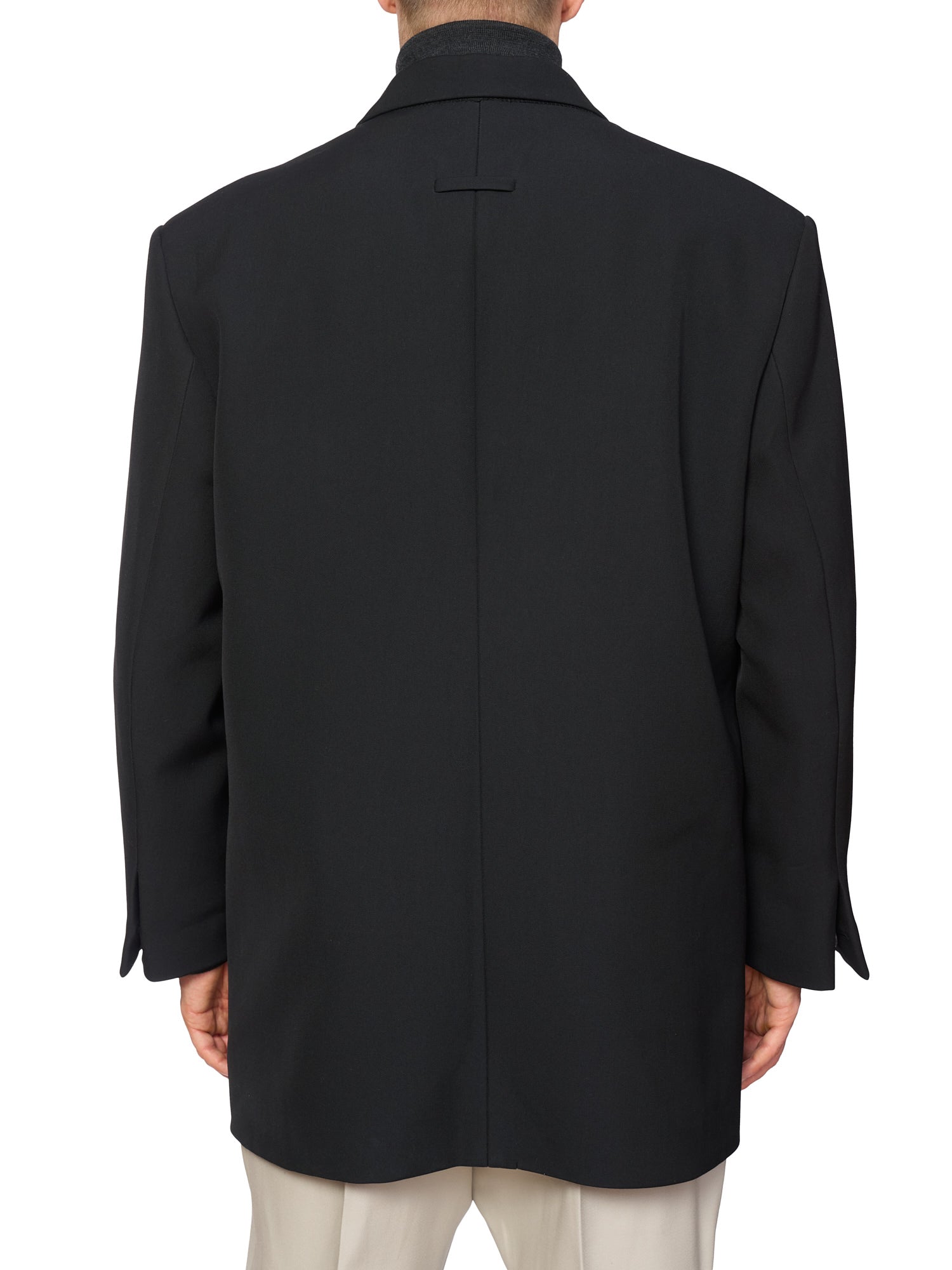 FEAR OF GOD Black Virgin Wool-Cotton DB Suit Jacket EU 50 NEW US 40