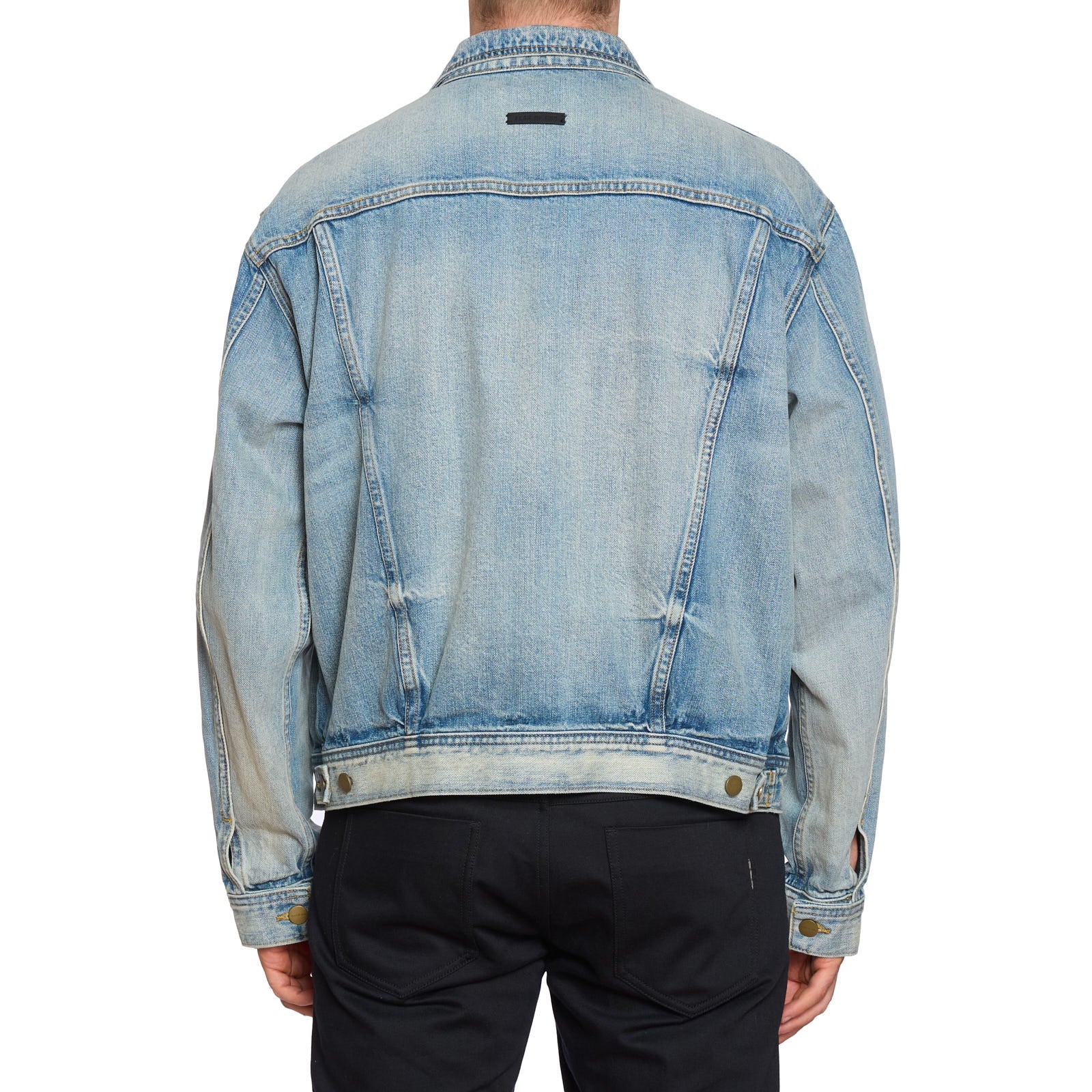 FEAR OF GOD Seventh Collection Blue Trucker Denim Jacket US L