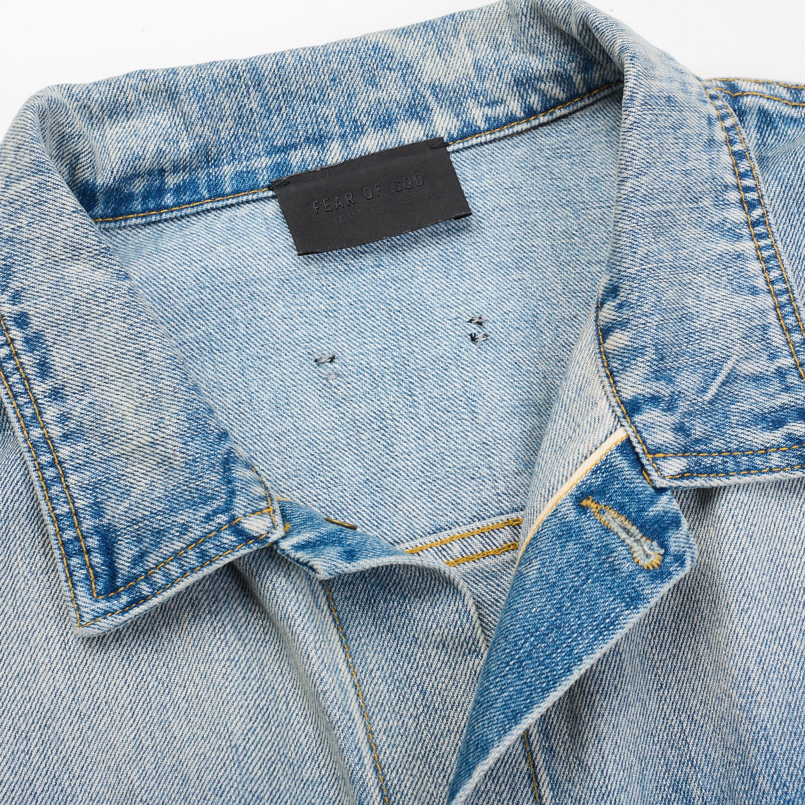 FEAR OF GOD Seventh Collection Blue Trucker Denim Jacket US L