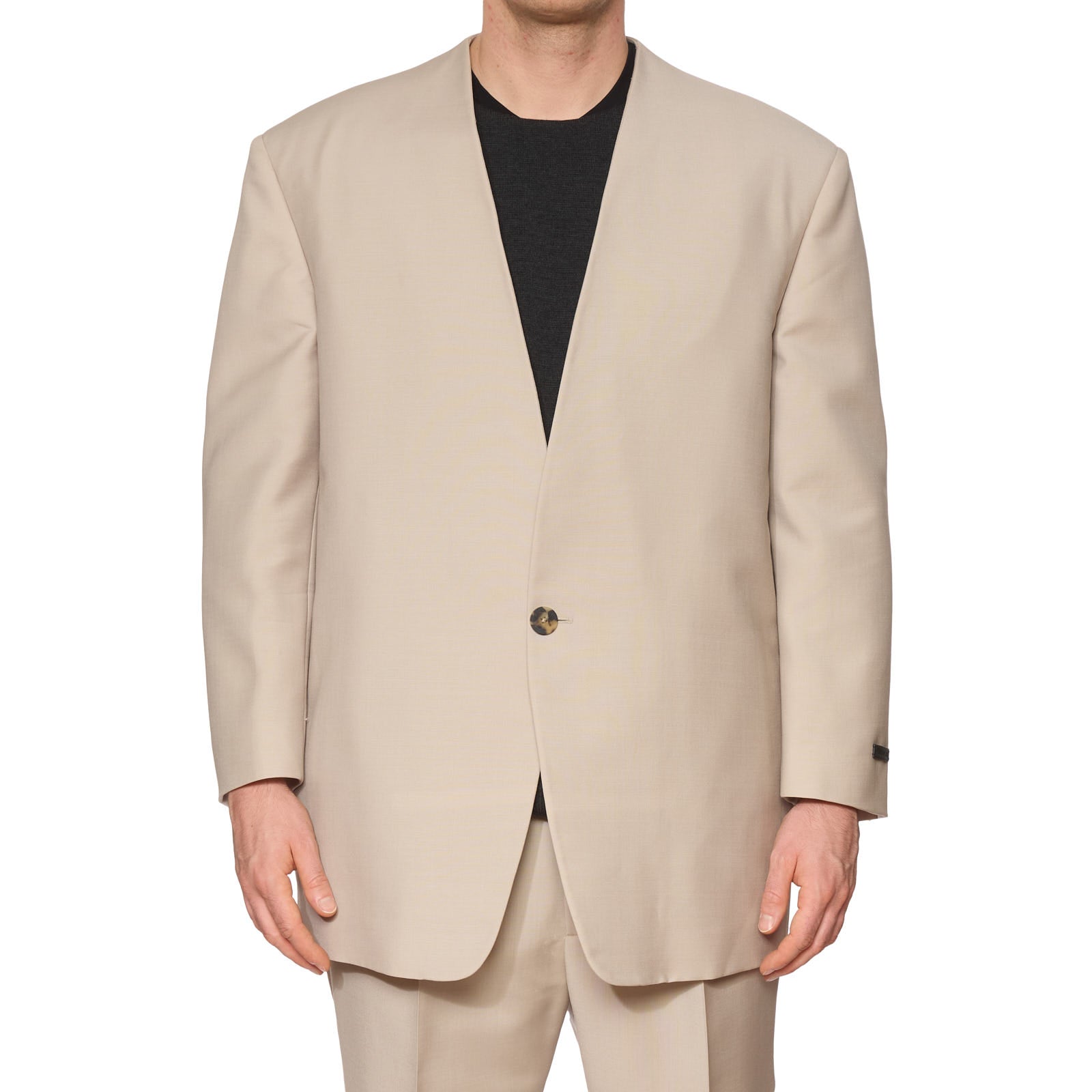 FEAR OF GOD Eternal Wool-Mohair Lapelless Suit Jacket EU 50 NEW US 40