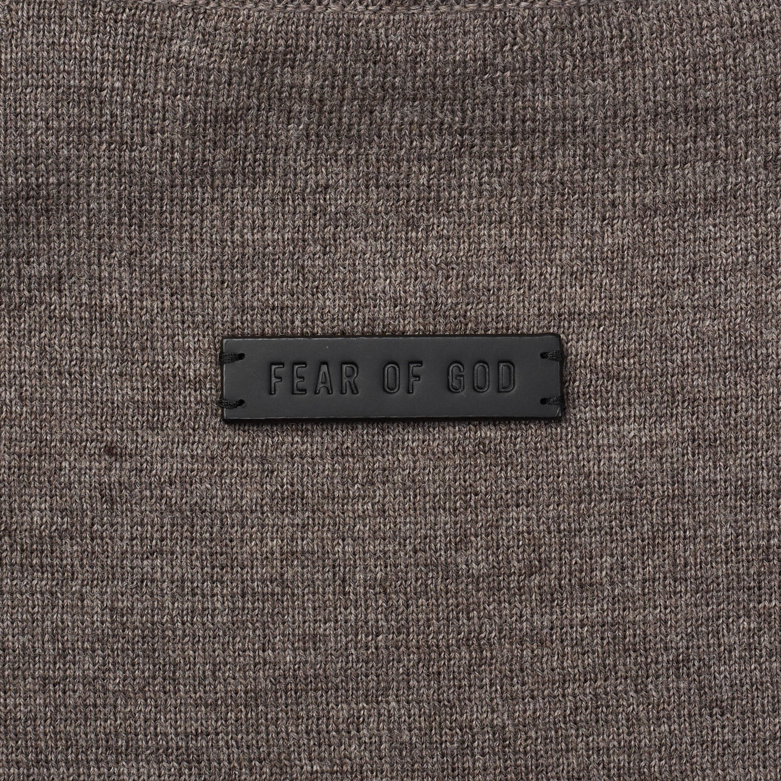 FEAR OF GOD Gray Virgin Wool Knit Turtleneck Sweater NEW Size L