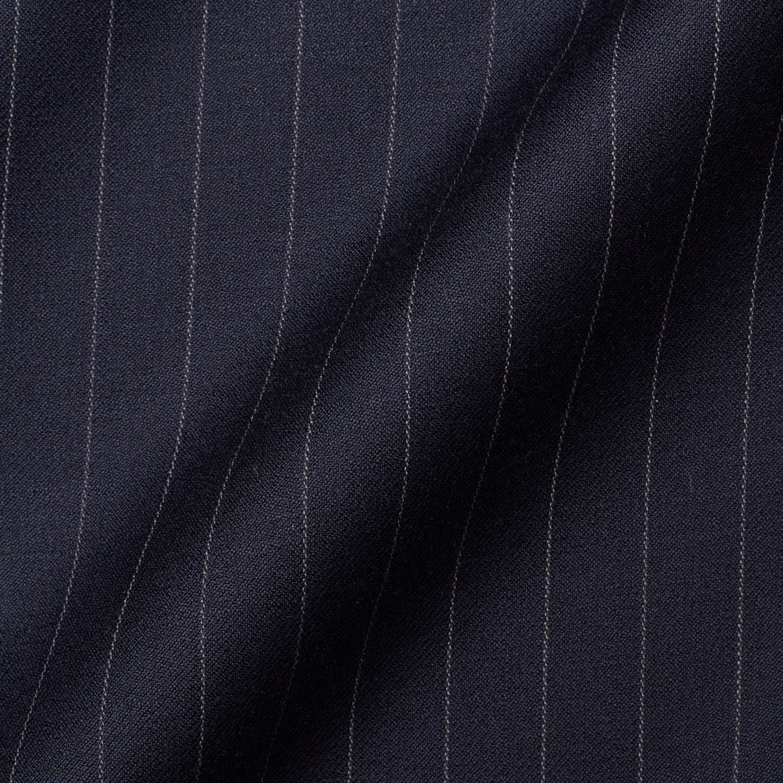 VANNUCCI Milano Navy Blue Pinstripe Super 120's Wool Suit EU 54 NEW US 44