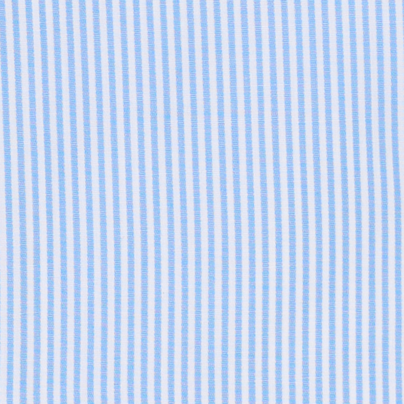 GUGLIELMINOTTI Milano Blue Striped Poplin Cotton Dress Shirt EU 45 NEW US 18