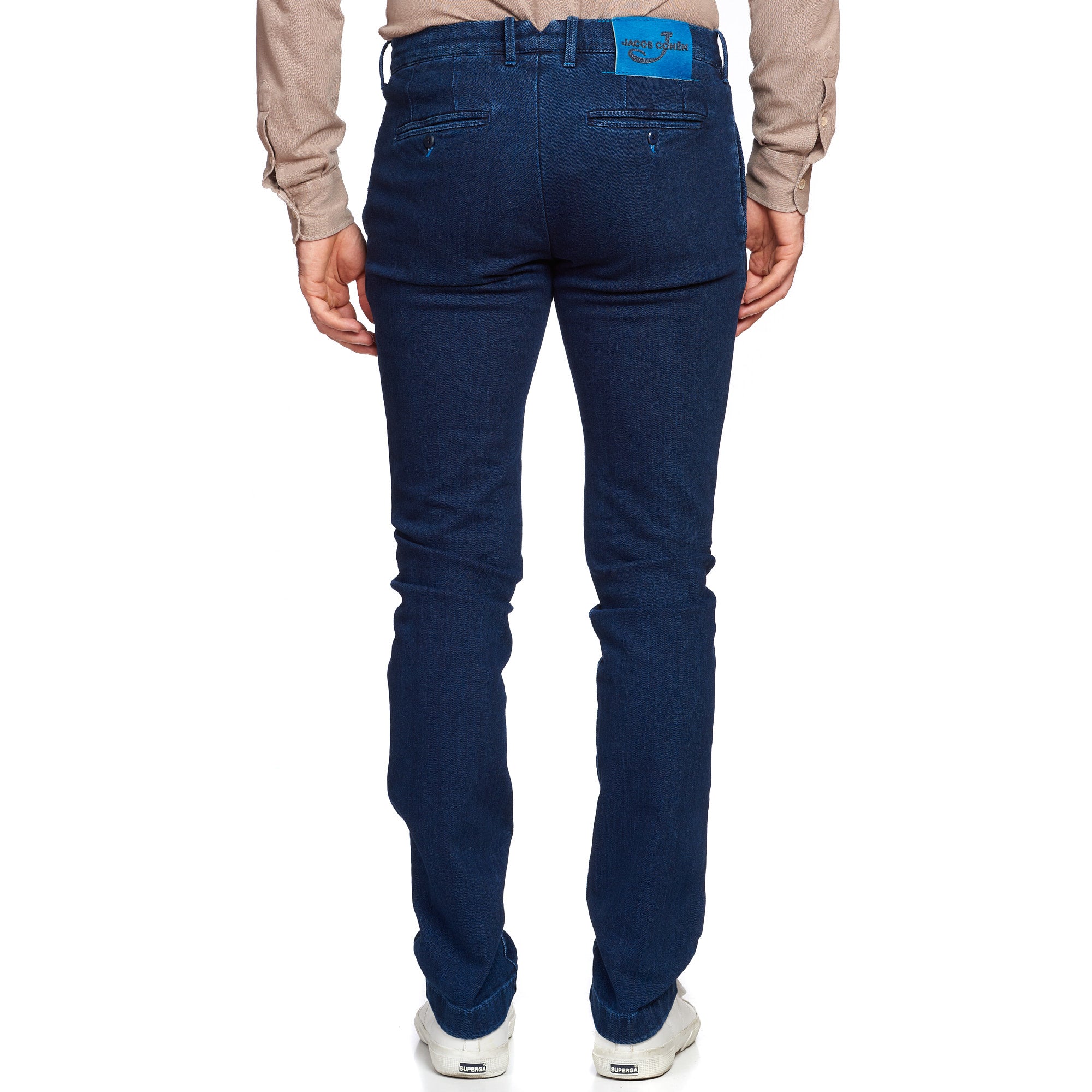 JACOB COHEN Academy Bobby Indigo Blue Denim Slim Fit Jeans NEW US 31