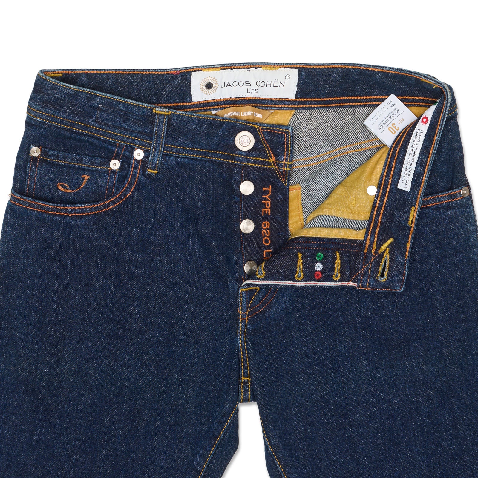 JACOB COHEN Handmade Limited Ed. 298 of 313 Blue J620 Jeans NEW US 30