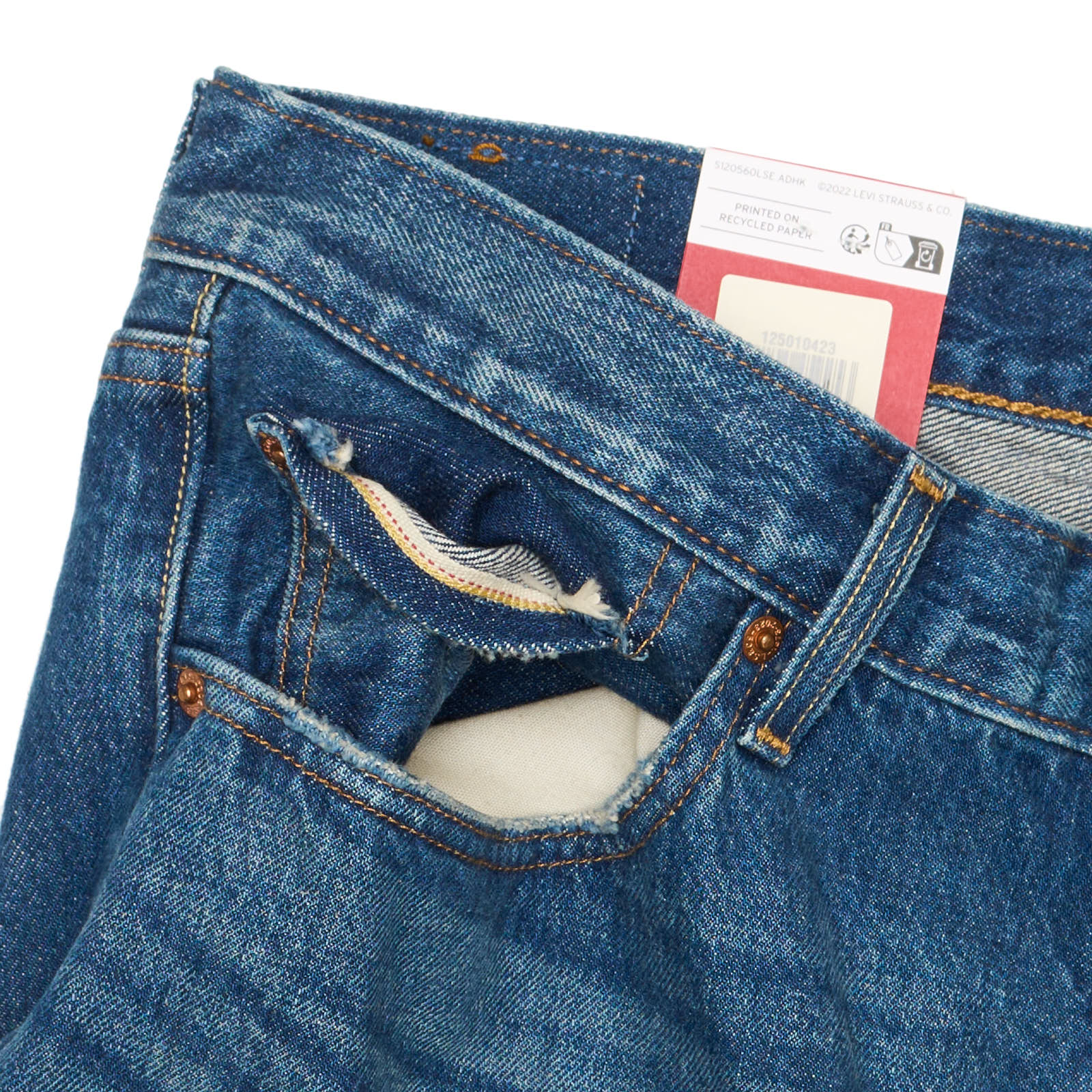 LEVI'S Premium 501 Special Ed. 150th Anniversary selvedge Denim Jeans