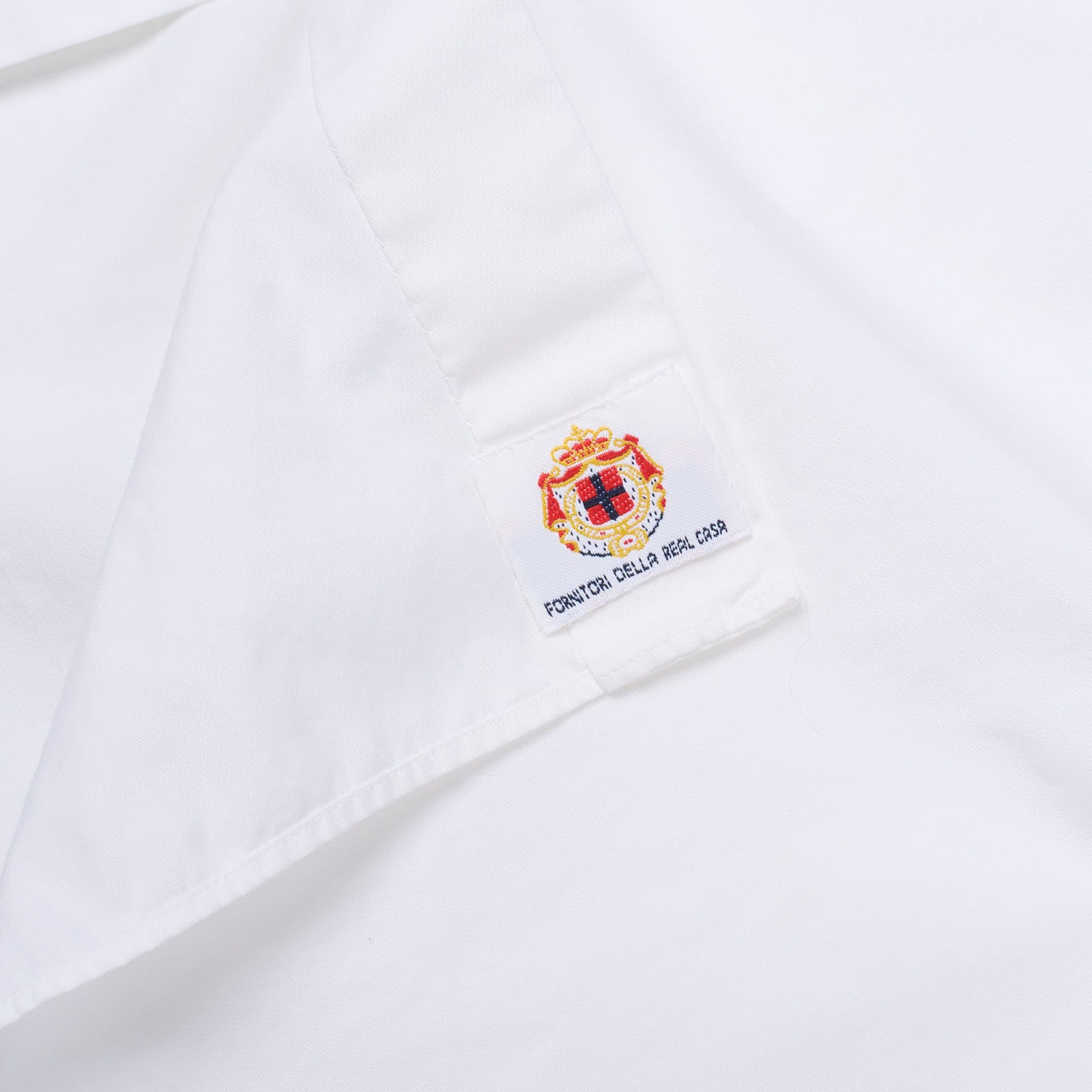 LUIGI BORRELLI Napoli White Poplin French Cuff Dress Shirt EU 41 NEW US 16 Slim