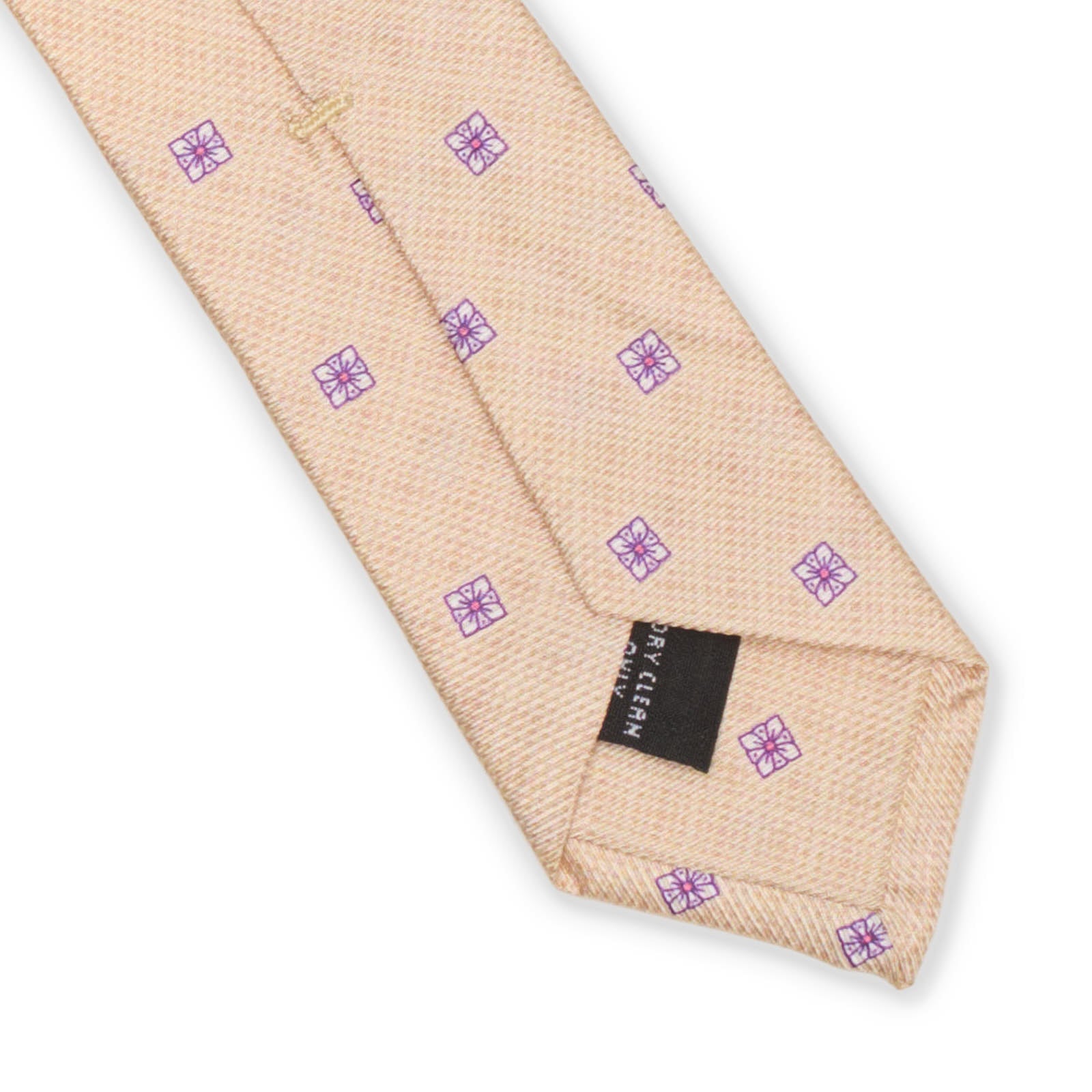 MATTABISCH FOR VANNUCCI Beige Medallion Silk Tie NEW