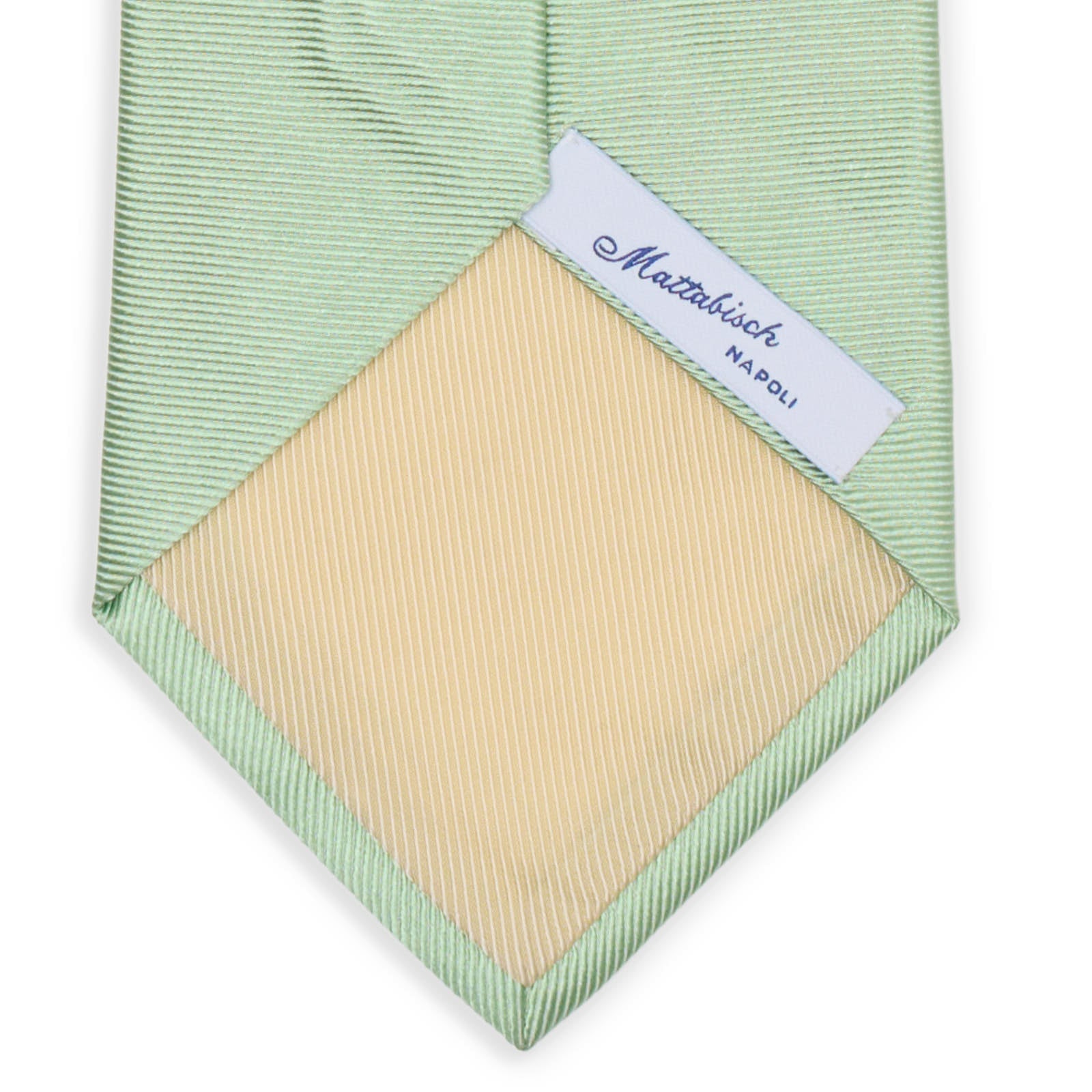 MATTABISCH Light Green Silk Tie NEW