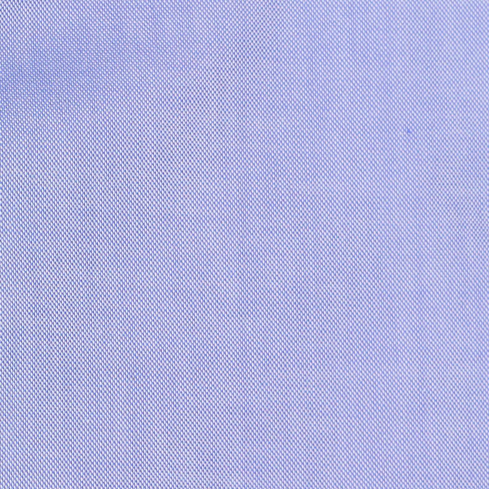MATTABISCH for VANNUCCI Blue Poplin Cotton Dress Shirt Eu 38 Us 15
