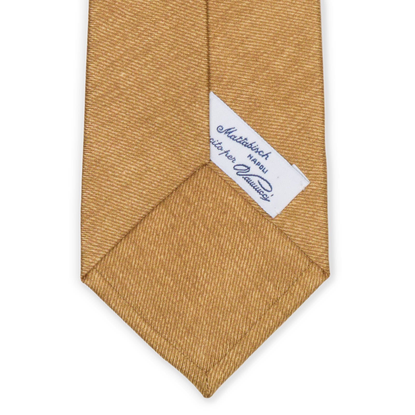 MATTABISCH for VANNUCCI Light Brown Silk Tie NEW