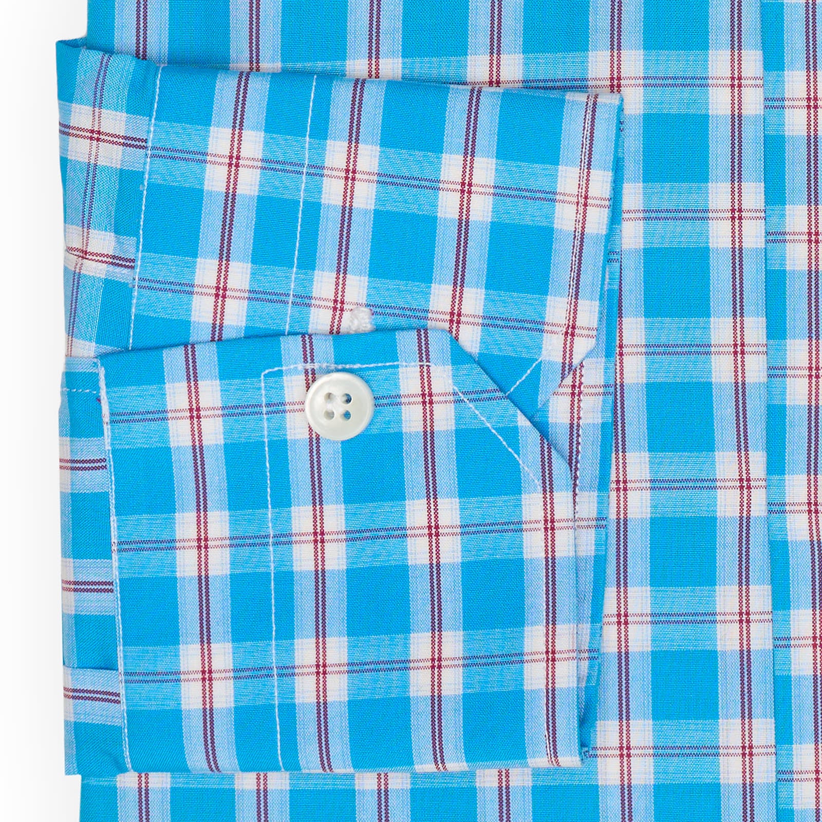 MATTABISCH for VANNUCCI Multicolor Plaid Cotton Dress Shirt EU 38 NEW US 15