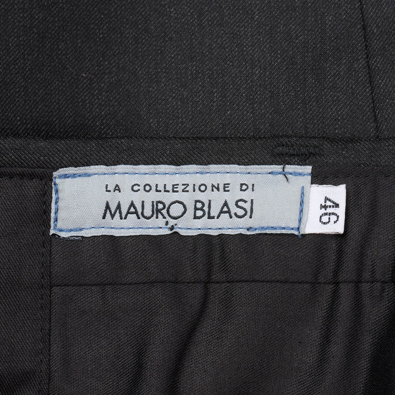 MAURO BLASI Dark Gray Wool Dress Pants EU 46 NEW US 30