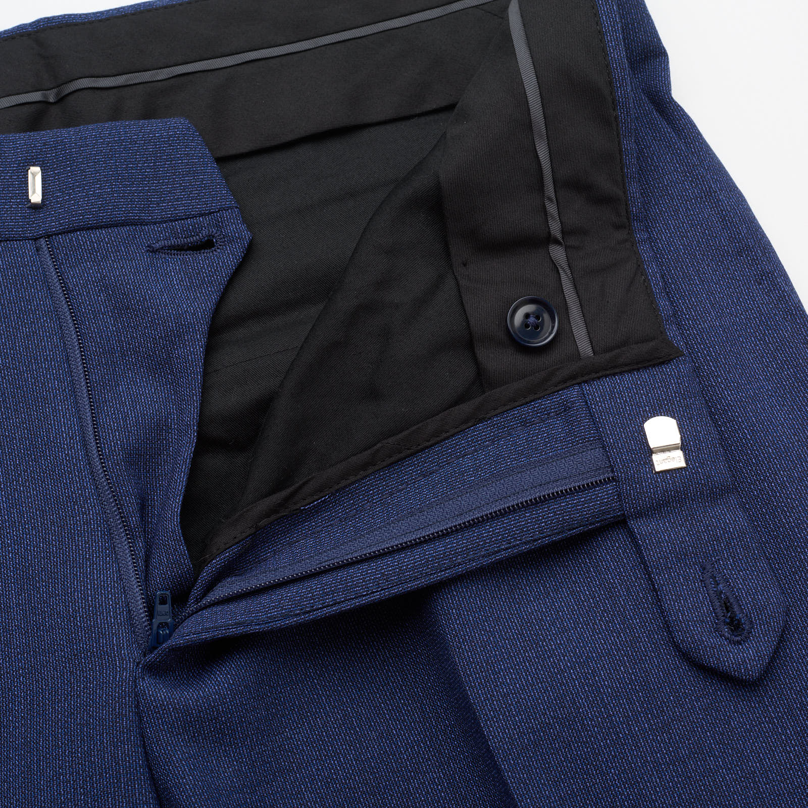 PAL ZILERI Blue Wool Dress Pants EU 50 NEW US 34