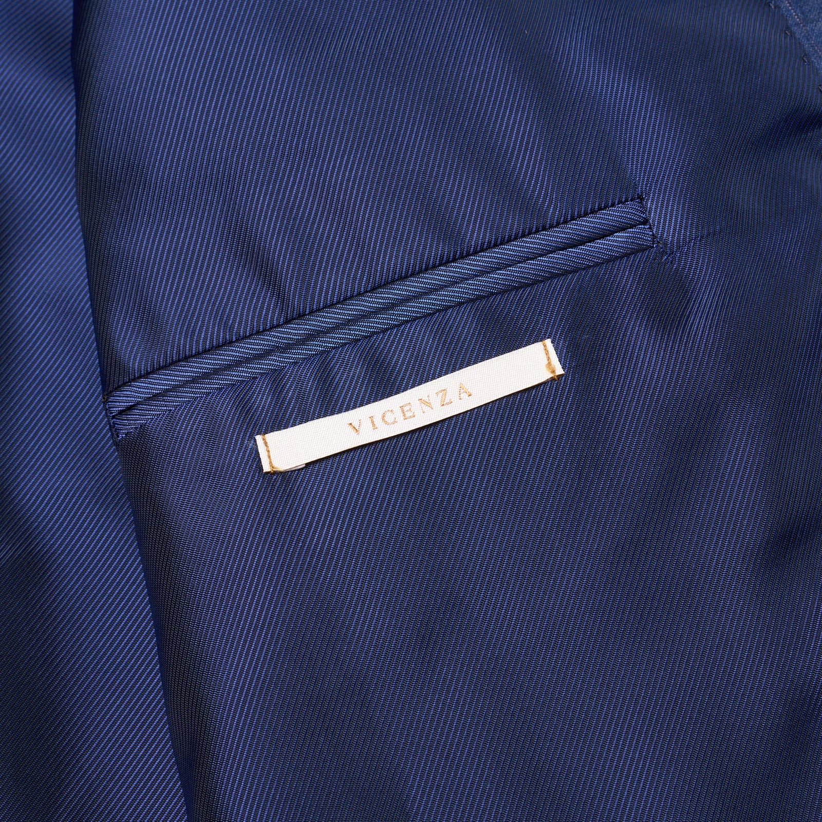 PAL ZILERI Royal Blue Striped Virgin Wool Suit EU 54 NEW US 44 Slim Fit