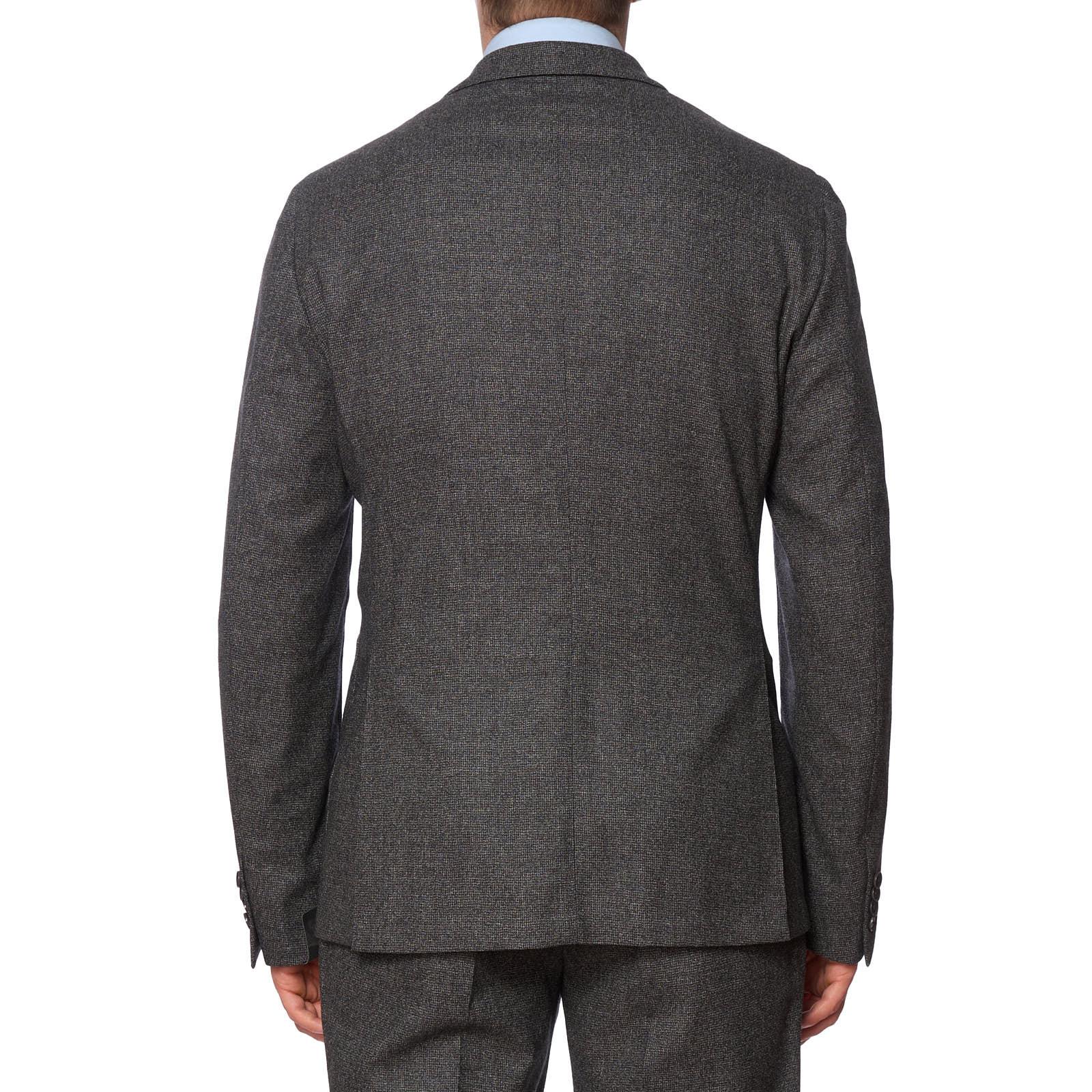 PAL ZILERI Gray Wool-Elastane Slim Fit Unlined Suit EU 54 NEW US 42