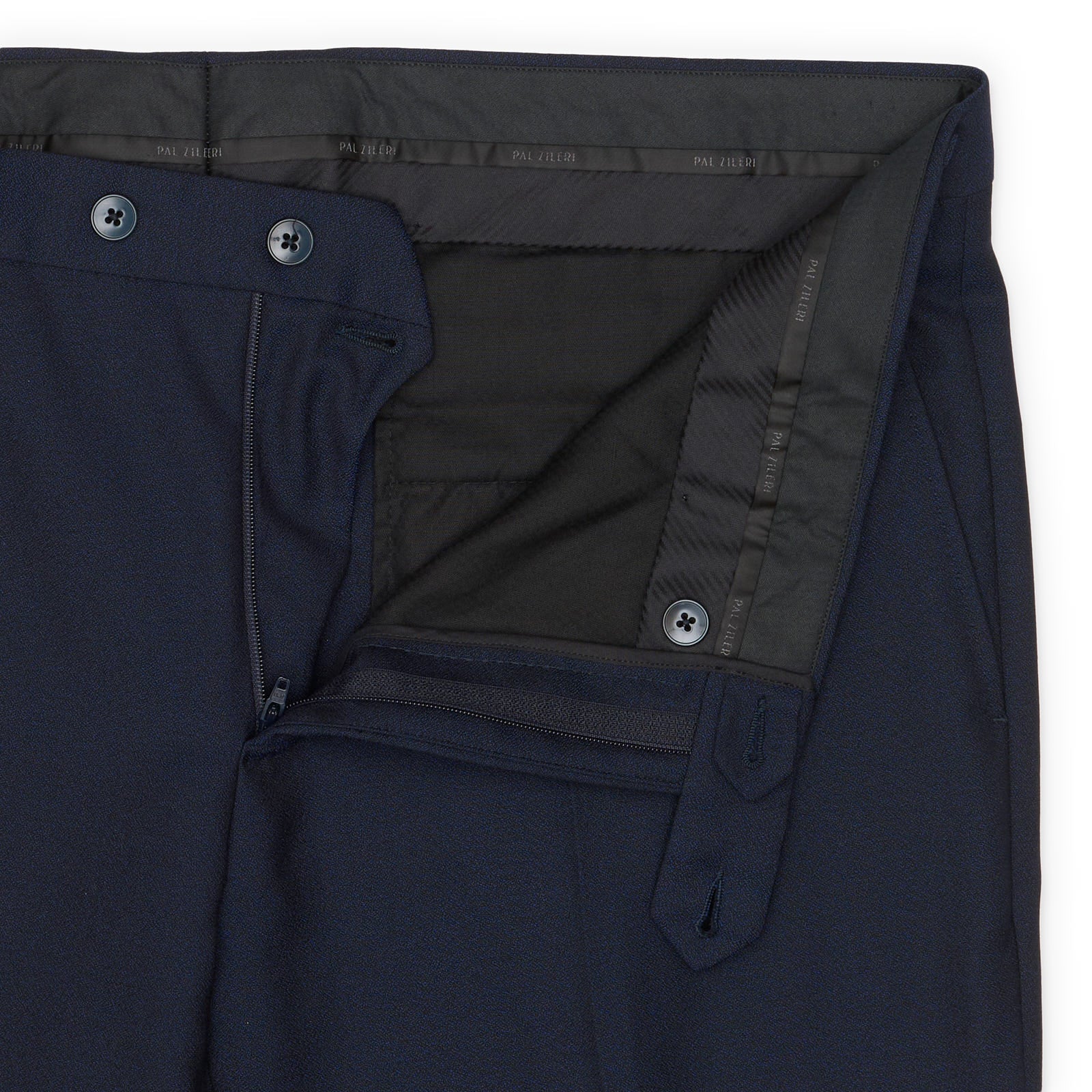 PAL ZILERI Navy Blue Wool Dress Pants EU 52 NEW US 36