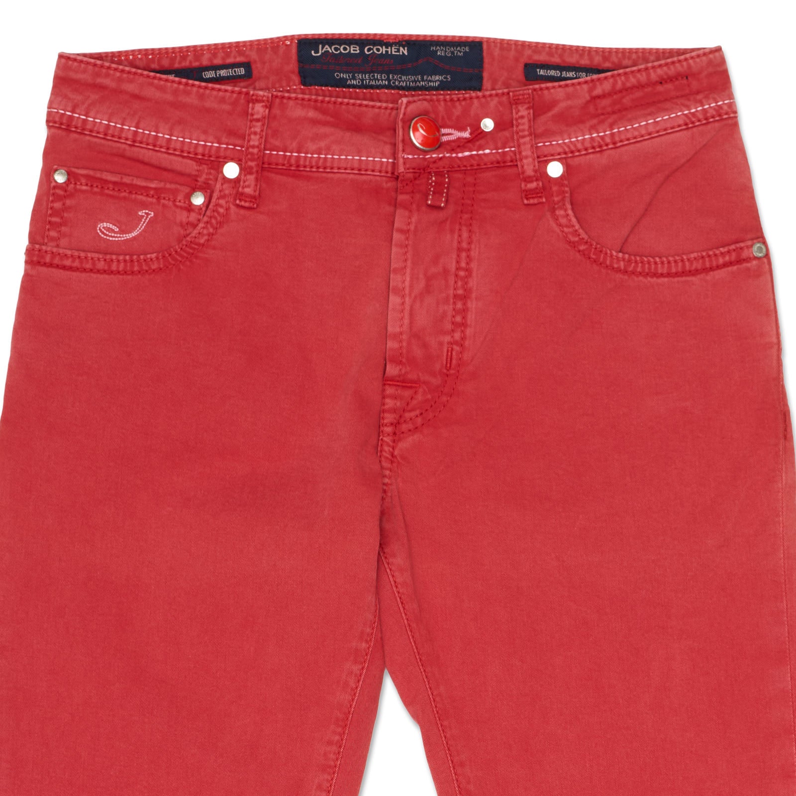 JACOB COHEN "TYPE 688. C" Red Second Premium Ed Jeans NEW US 29