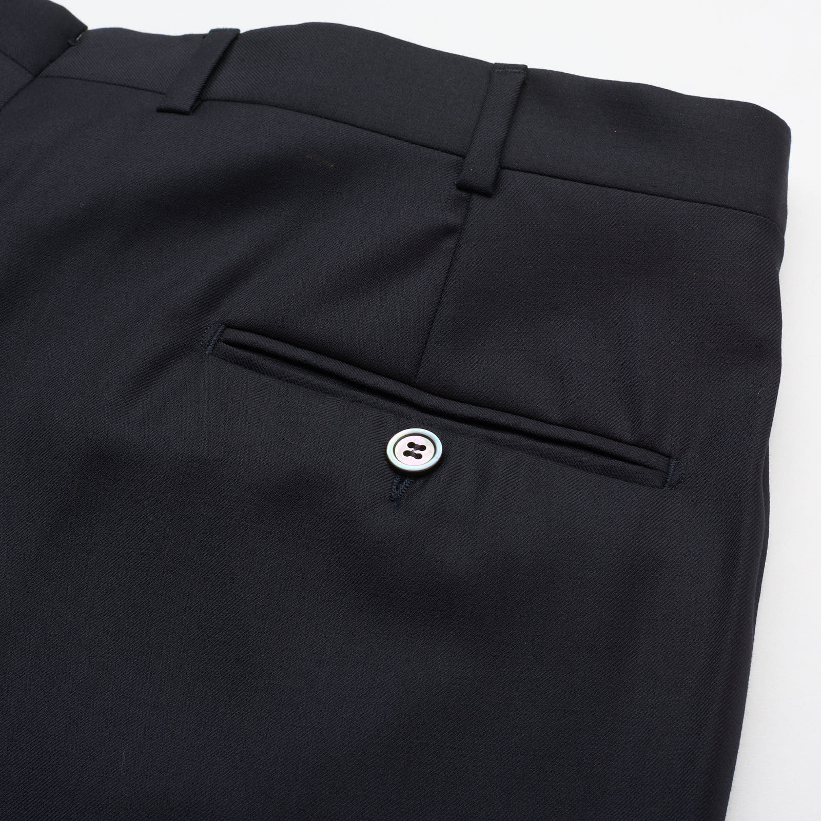 PESCAROLO Napoli Navy Blue Wool Dress Pants  NEW