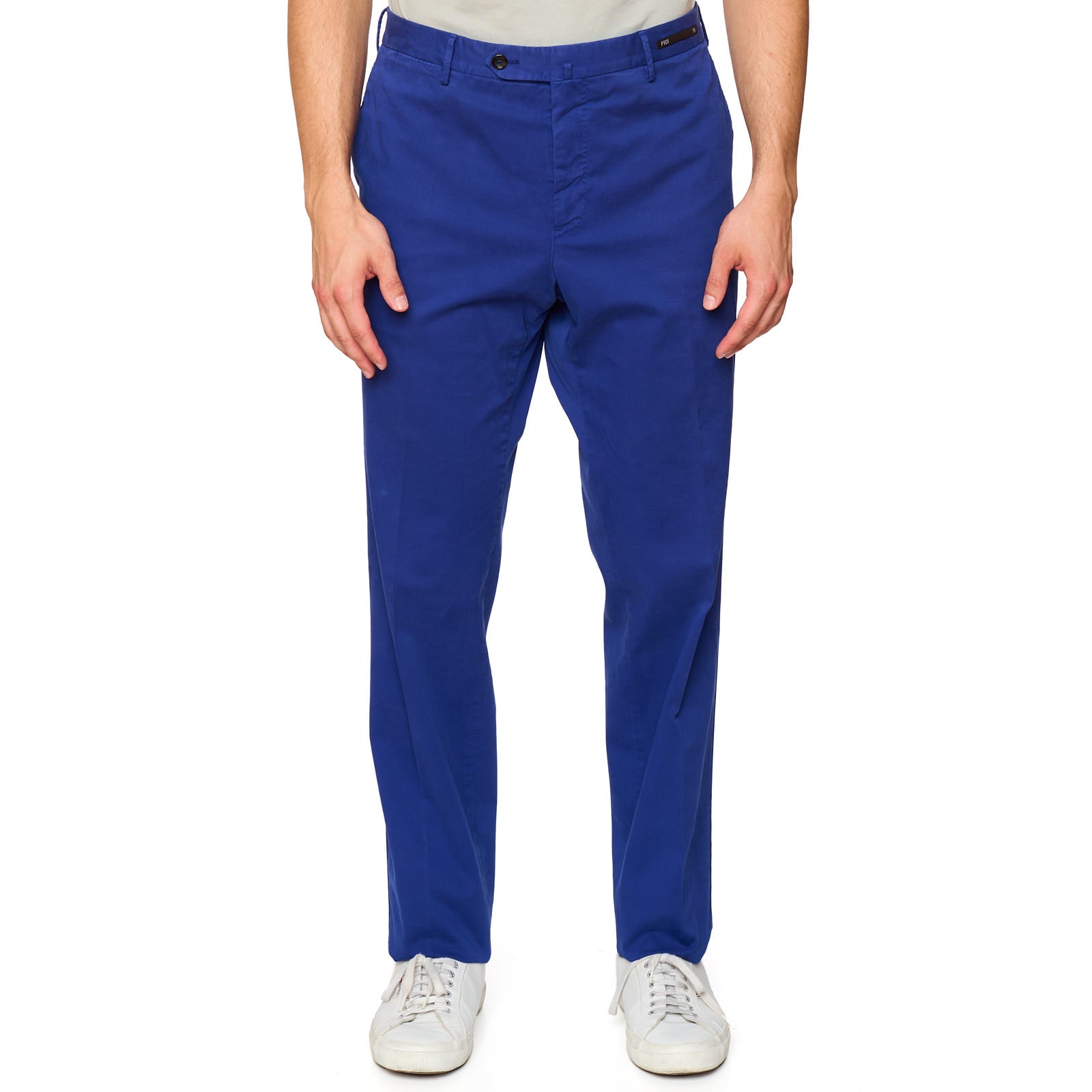 PT01 PANTALONI TORINO Royal Blue Blue Chino Pants EU 56 NEW US 38 "Slim Fit"