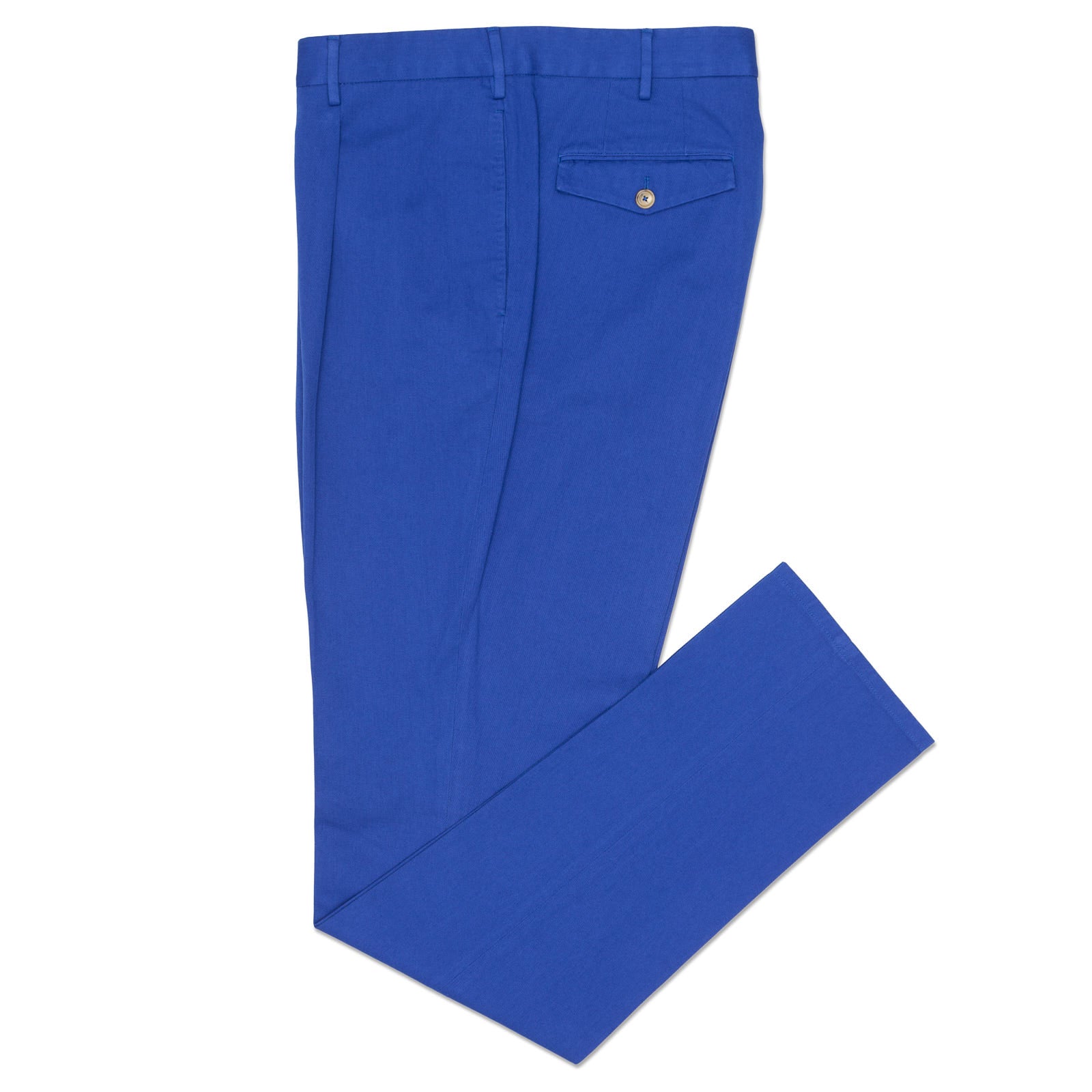 PT01 PANTALONI TORINO Royal Blue Gentleman Fit Chino Pants NEW