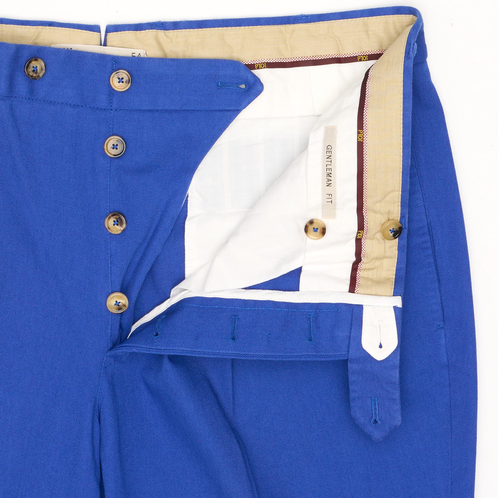 PT01 PANTALONI TORINO Royal Blue Gentleman Fit Chino Pants NEW