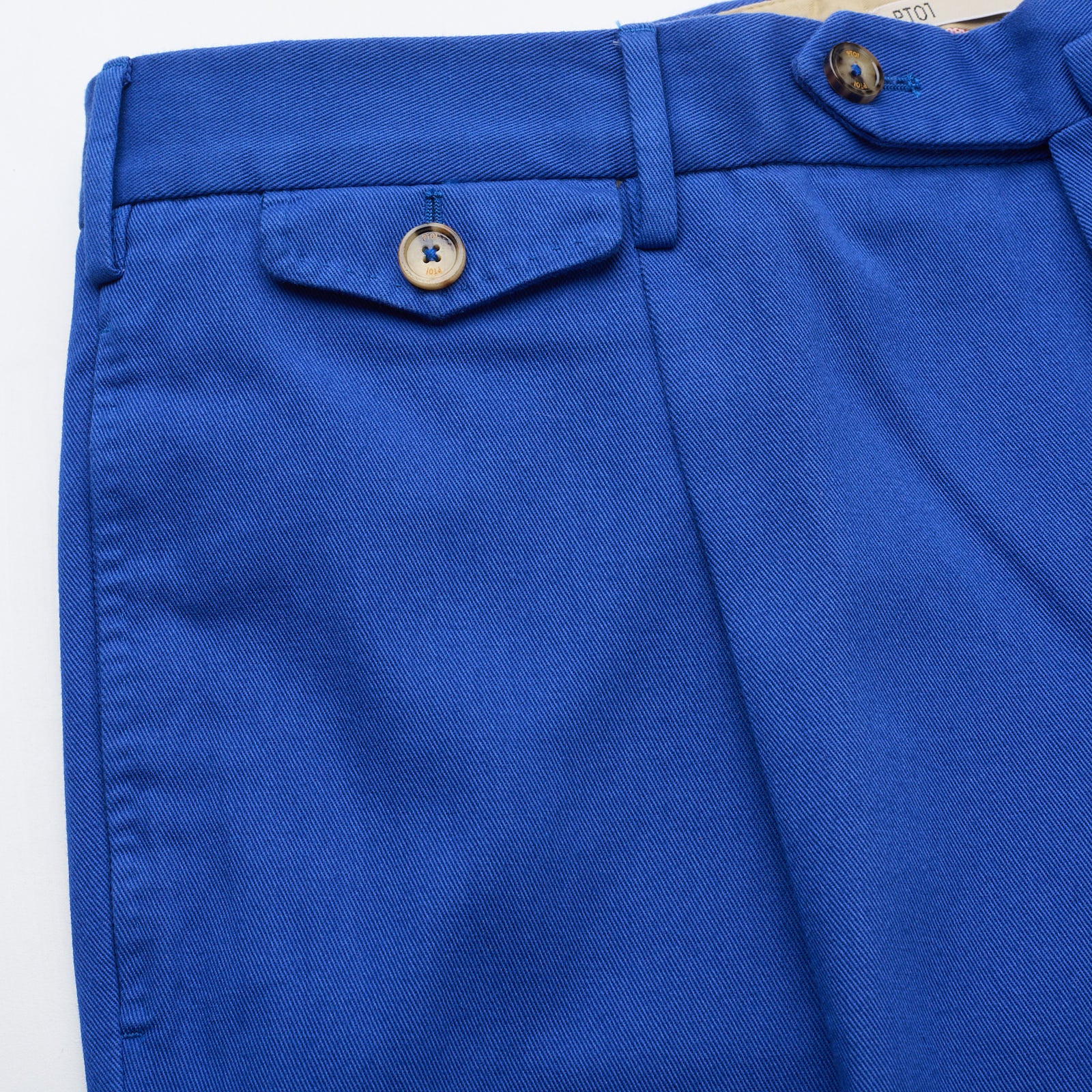 PT01 PANTALONI TORINO Royal Blue Gentleman Fit Chino Pants NEW