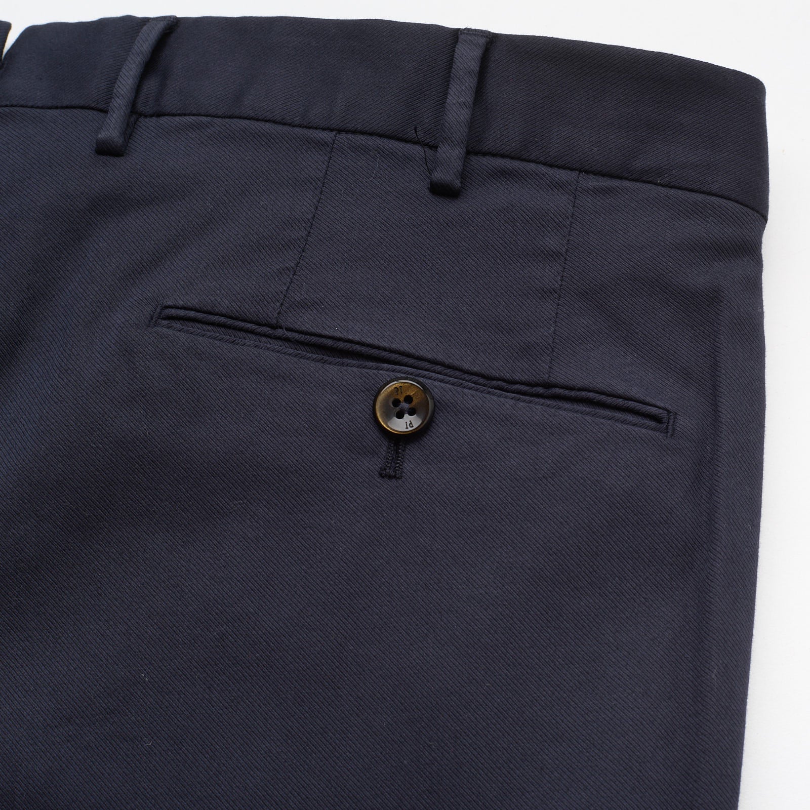 PT PANTALONI TORINO Blue Cotton-Lyocell Stretch Pants NEW Superslim