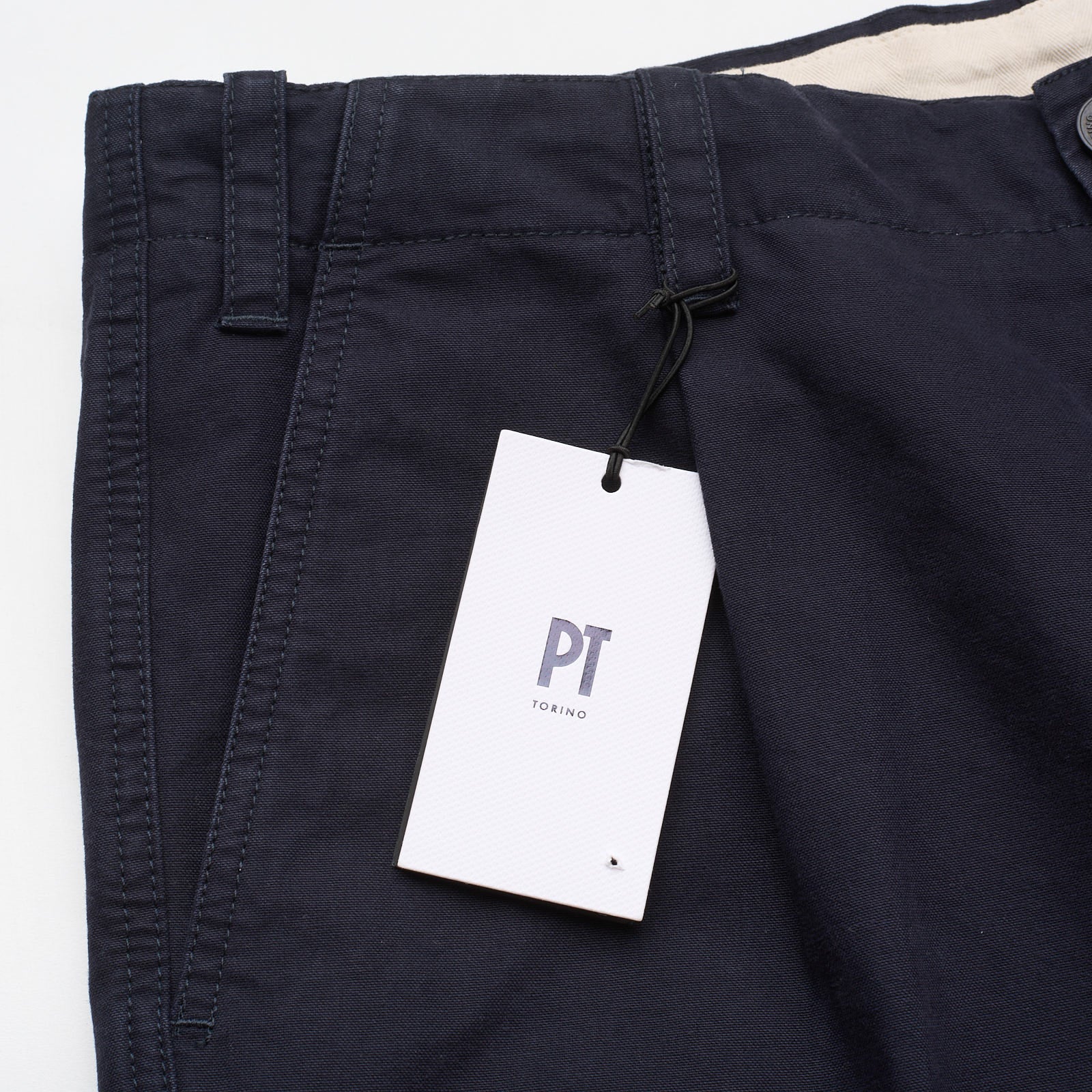 PT PANTALONI TORINO Blue Shot Fit "WORN OUT" Chino Pants NEW