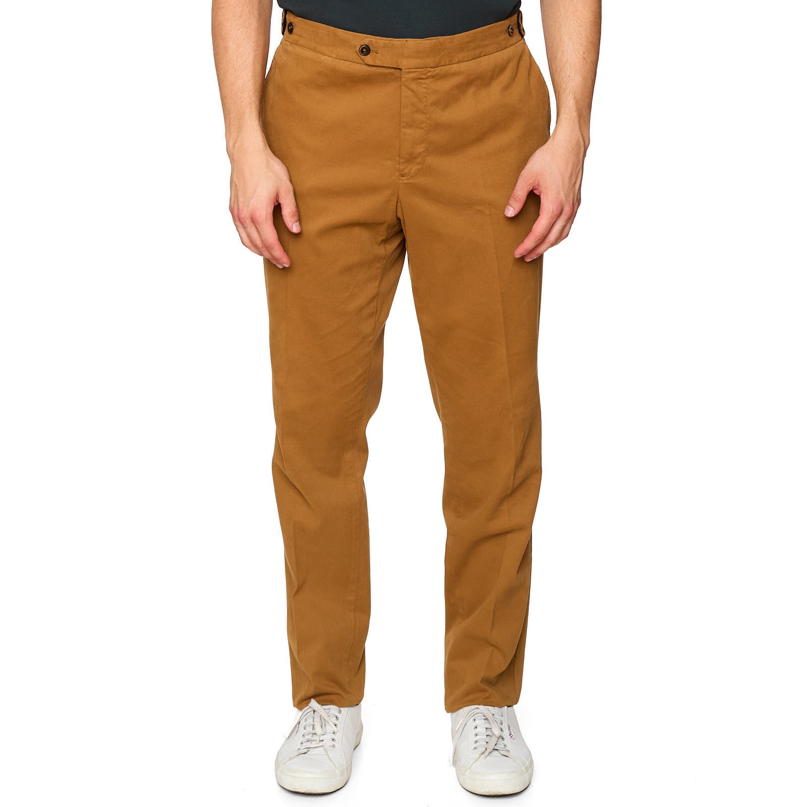 PT PANTALONI TORINO British Khakie Slim Fit Stretch Cotton Chino Pants NEW